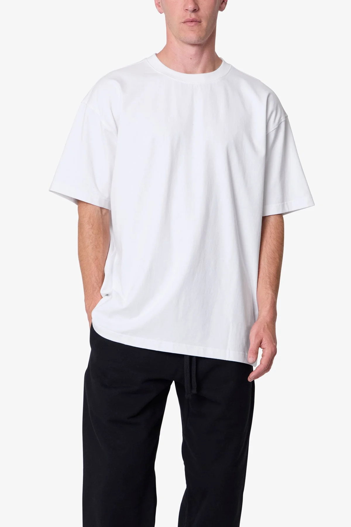 Heavy Basic Tee | White - Image 6