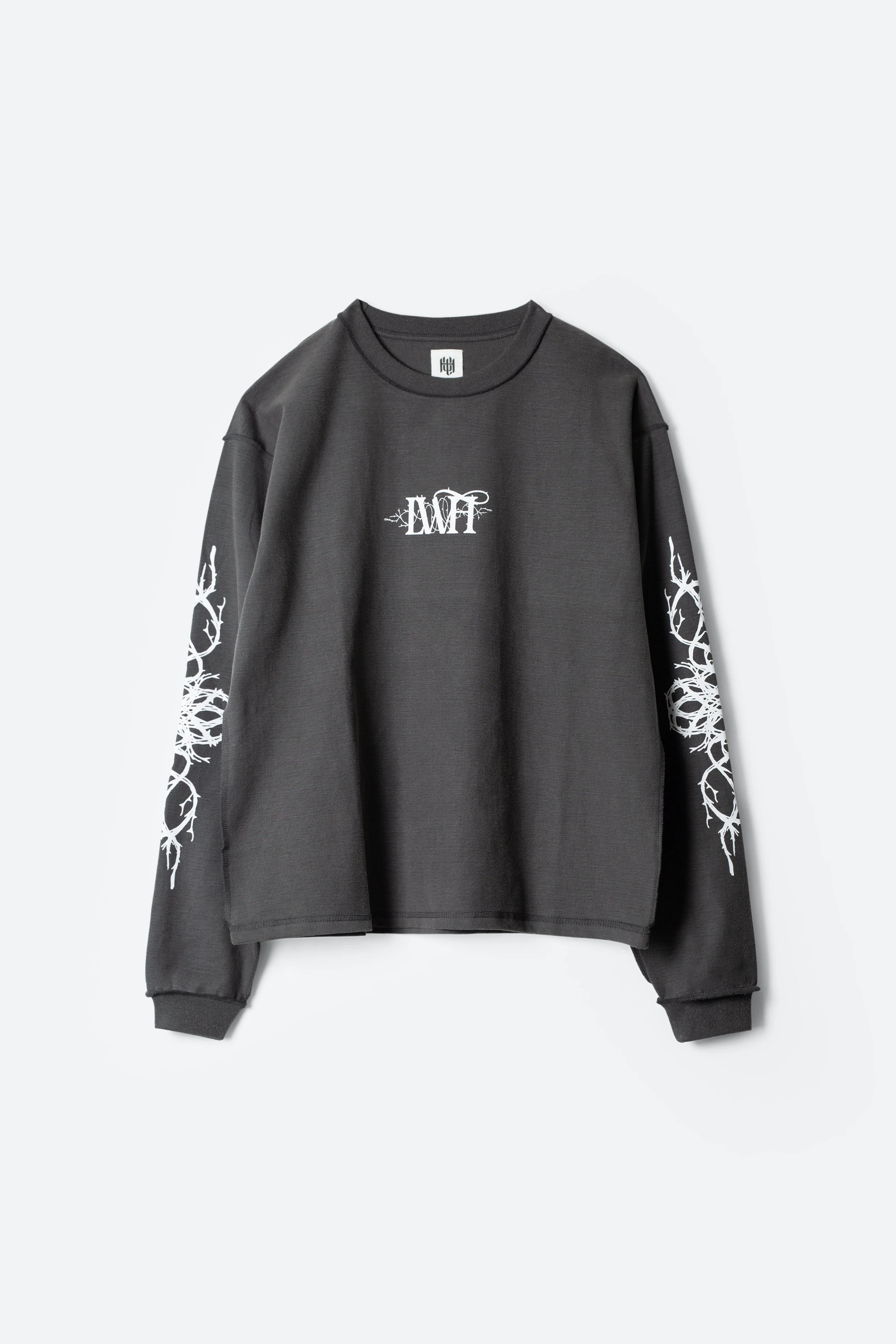LWH Thorn Logo L/S Tee | Vintage Black - Image 2