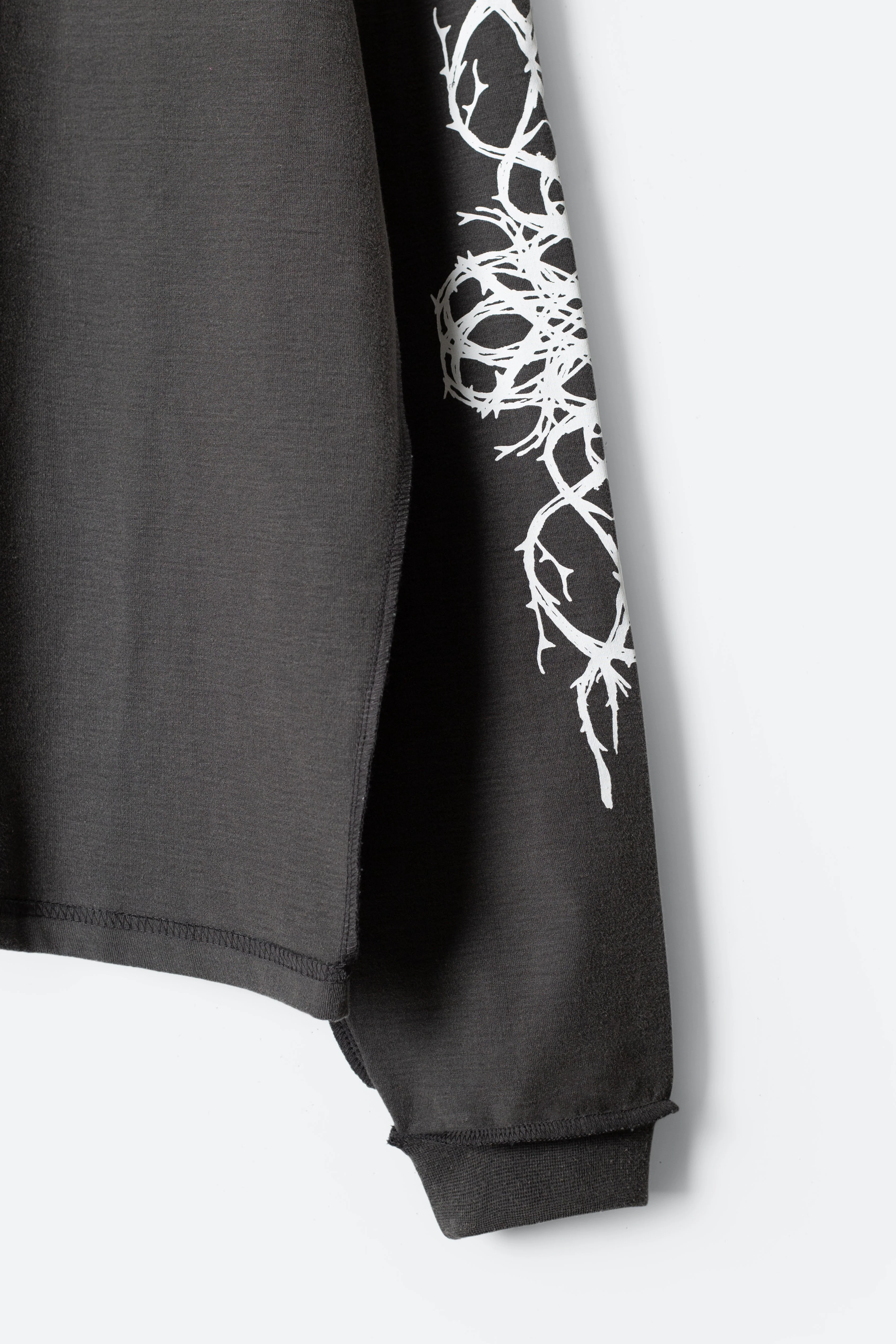 LWH Thorn Logo L/S Tee | Vintage Black - Image 7