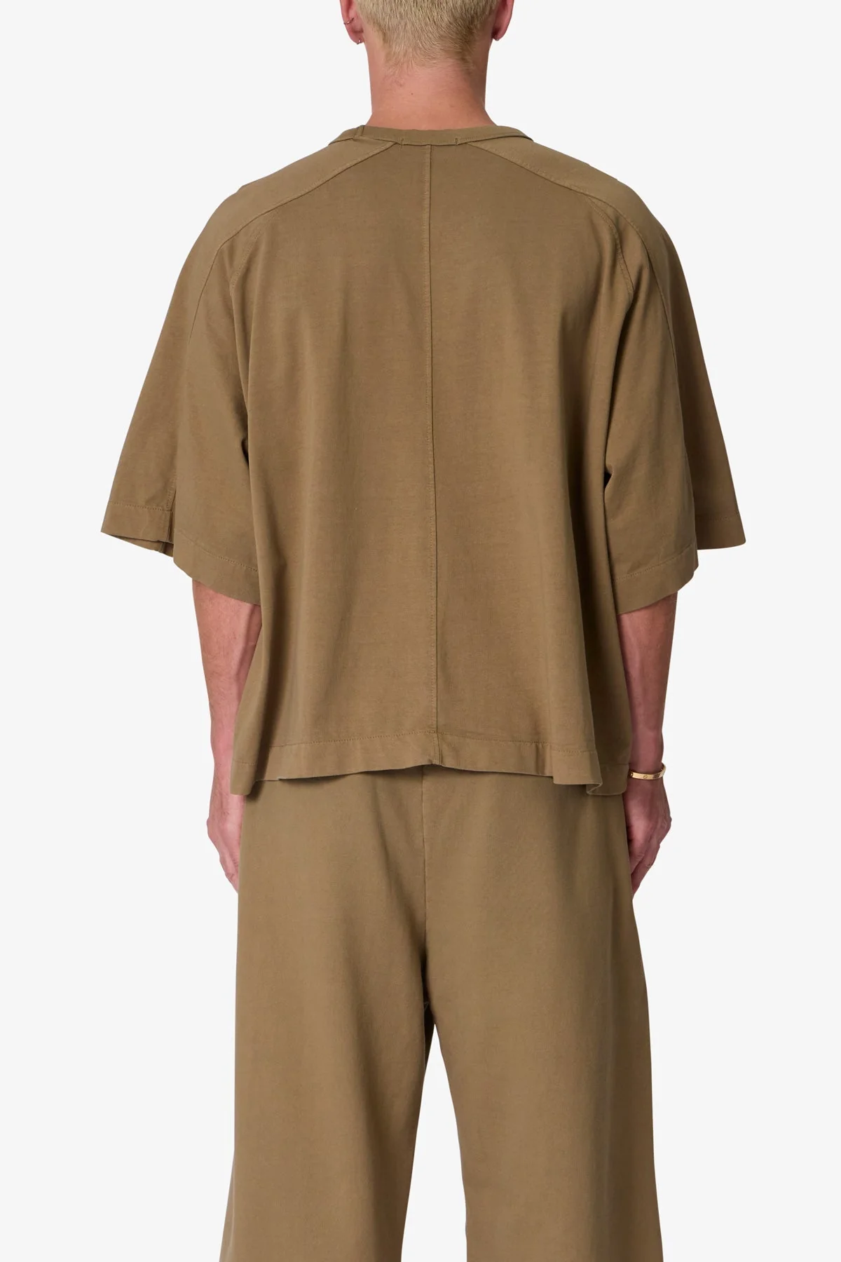 Paneled Hidden Pocket Tee | Washed Earth - Image 5