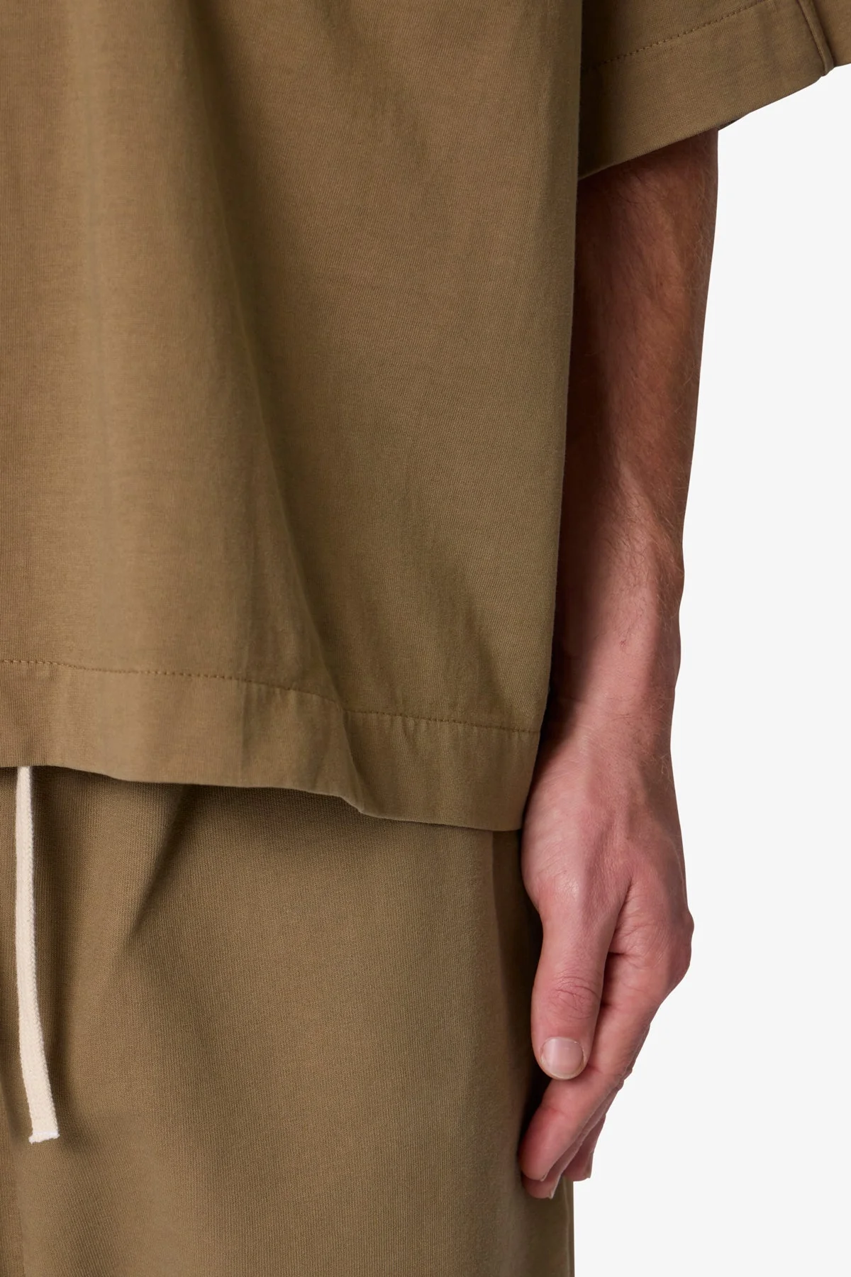 Paneled Hidden Pocket Tee | Washed Earth - Image 7
