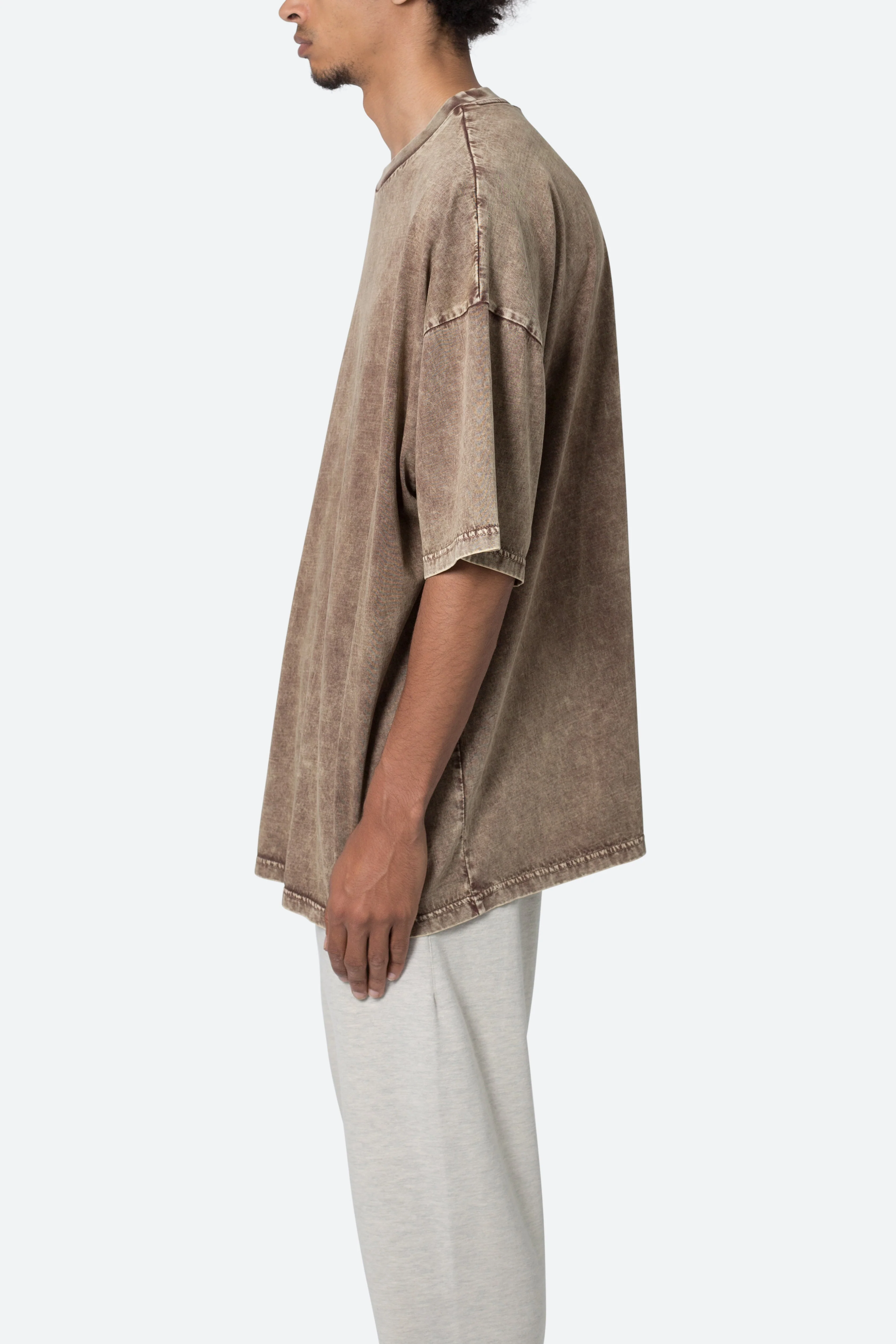 Oversized Acid Tee | Brown - Image 4
