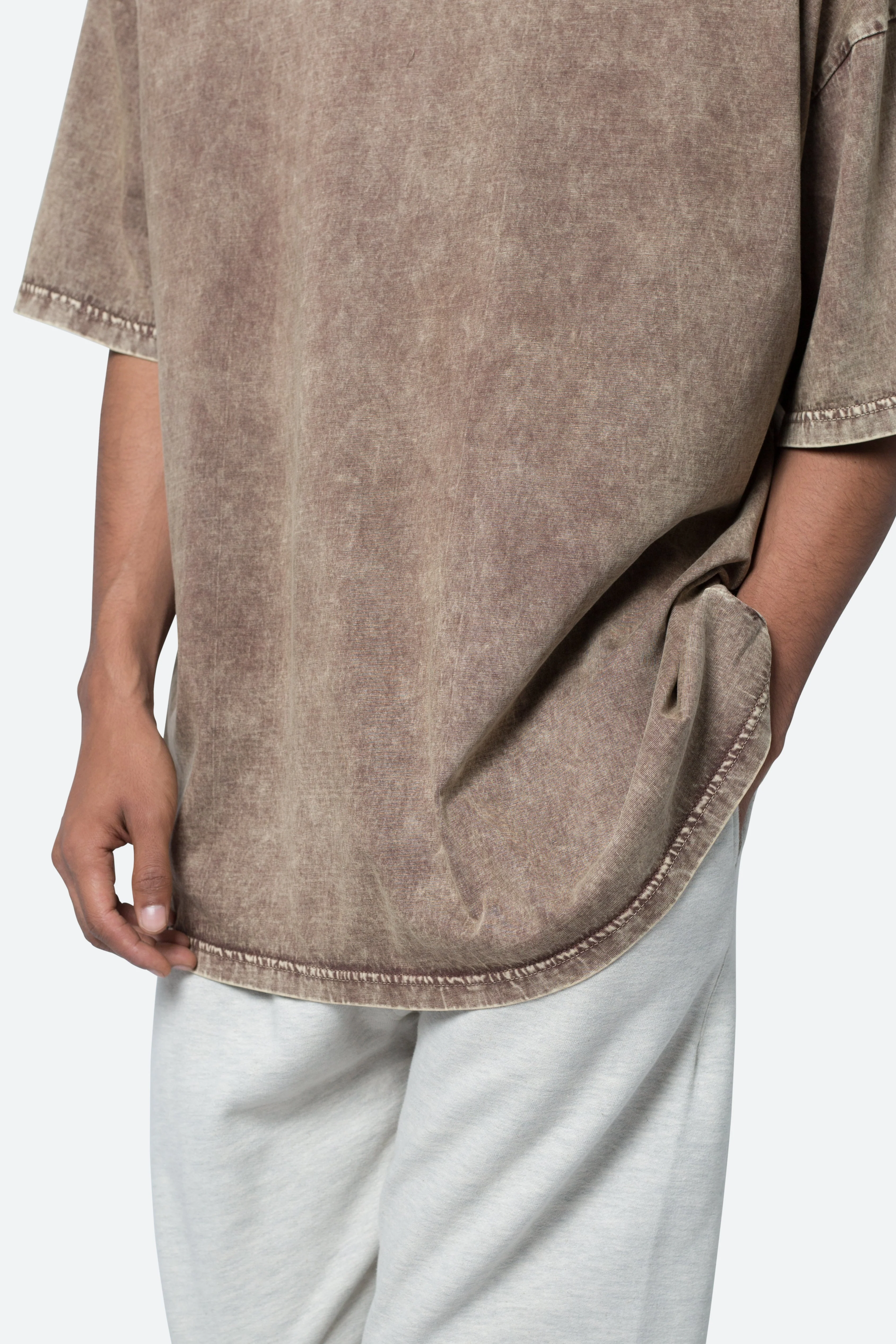Oversized Acid Tee | Brown - Image 7