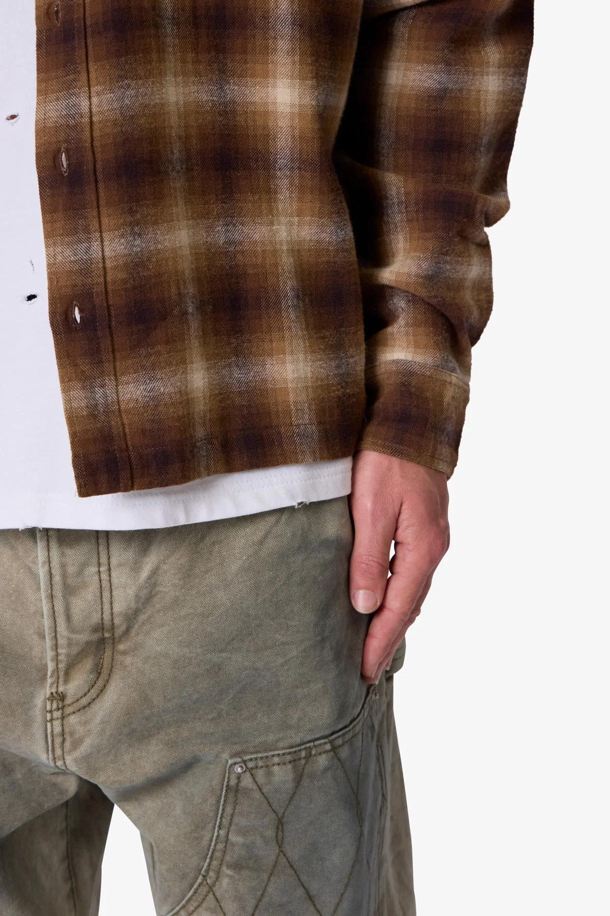 Western Flannel Shirt | Brown - Image 7