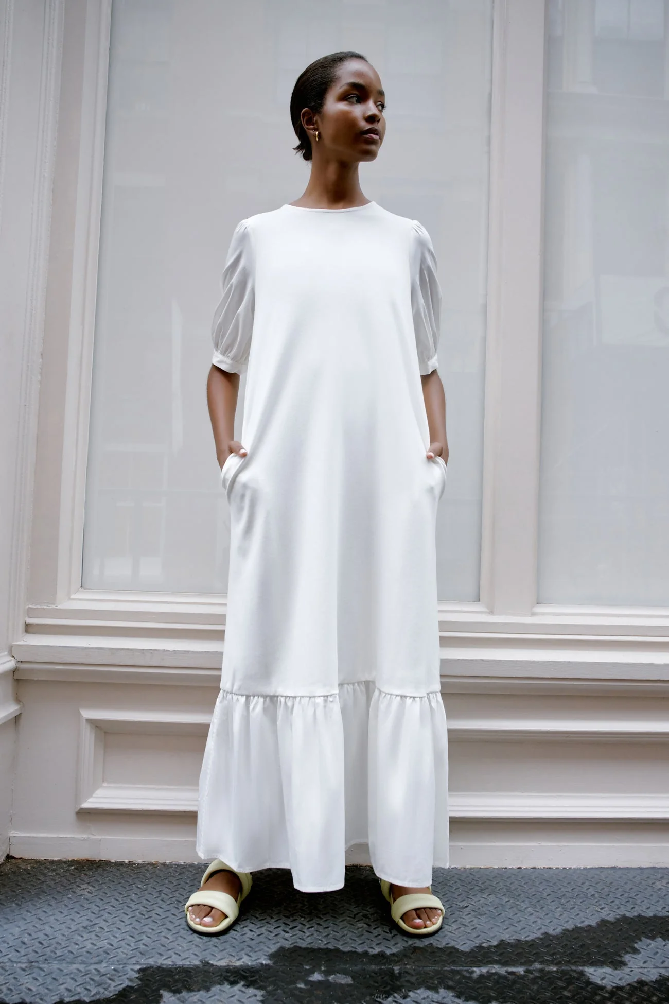 Olivia Dress | Off White - Image 4