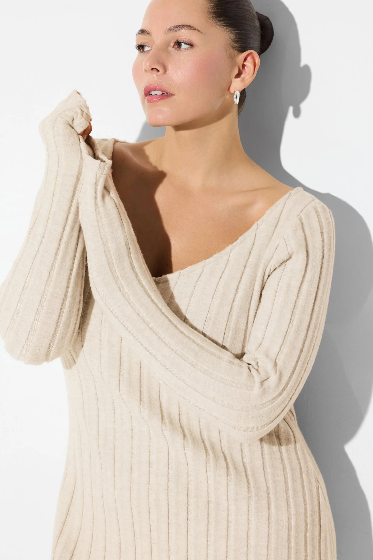 Penelope Dress | Oat - Image 7