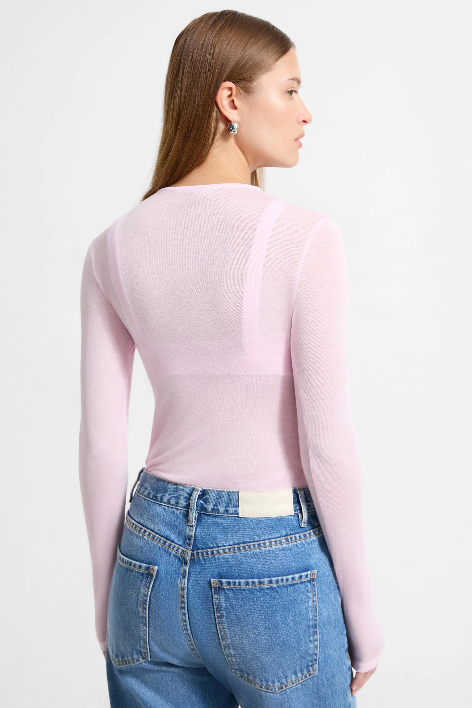 Sara Long Sleeve Top | Chestnut - Image 12