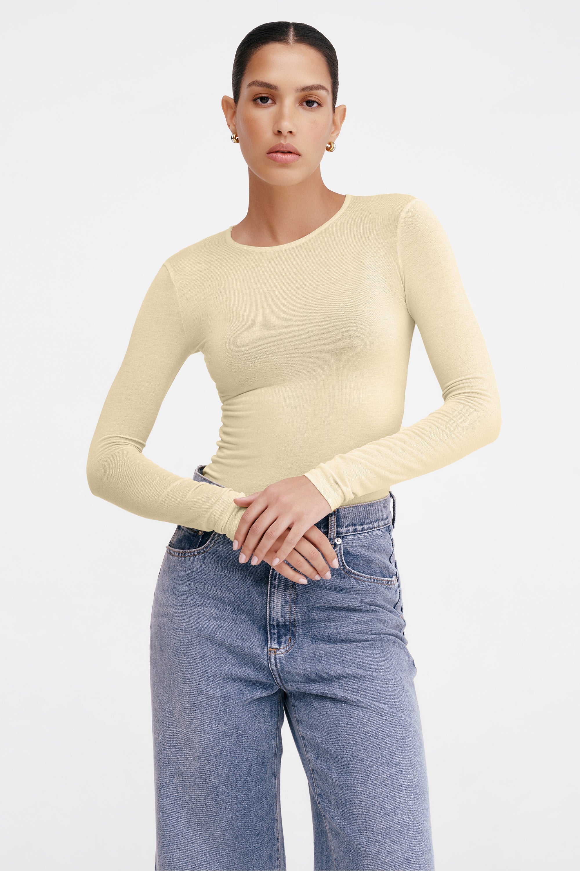 Sara Long Sleeve Top | Chestnut - Image 14