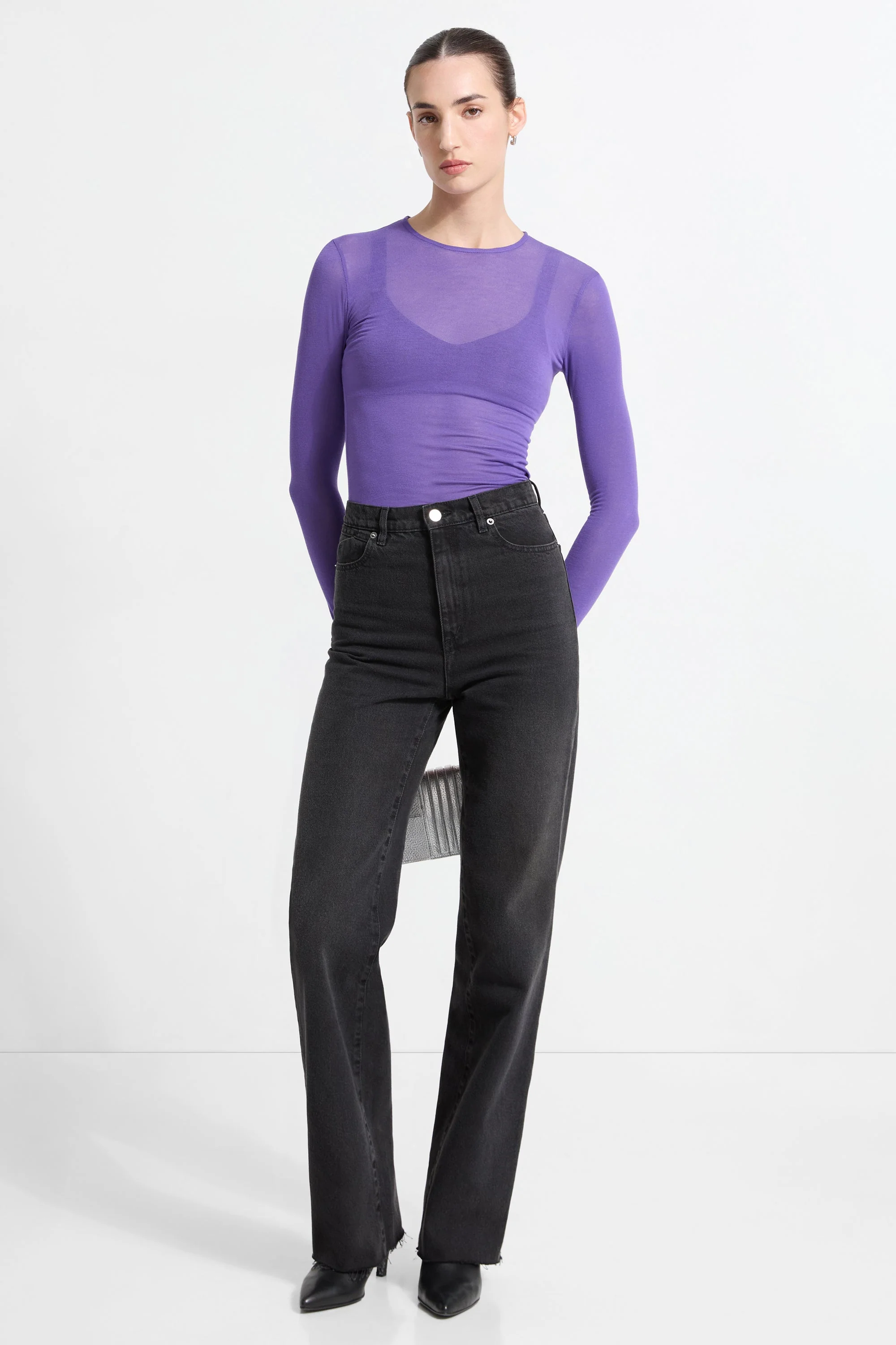 Sara Long Sleeve Top | Chestnut - Image 6