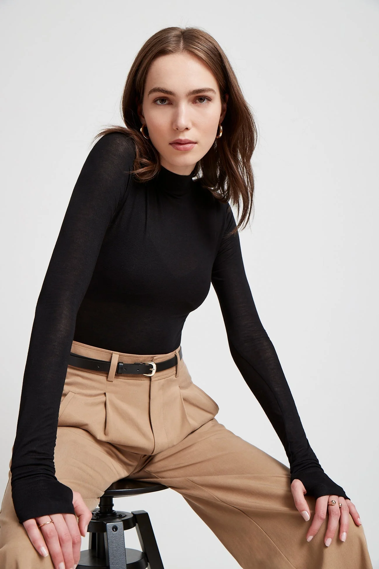 Sheer Addy Top | Light Beige - Image 11