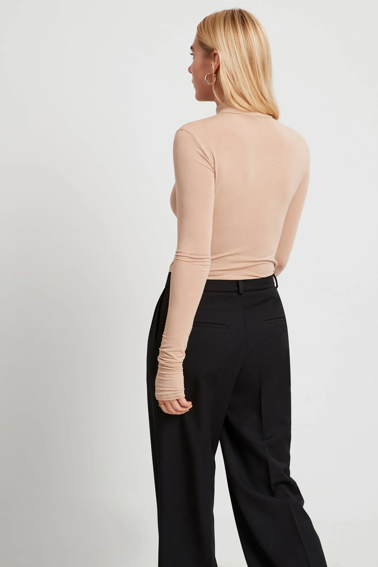 Sheer Addy Top | Light Beige - Image 3