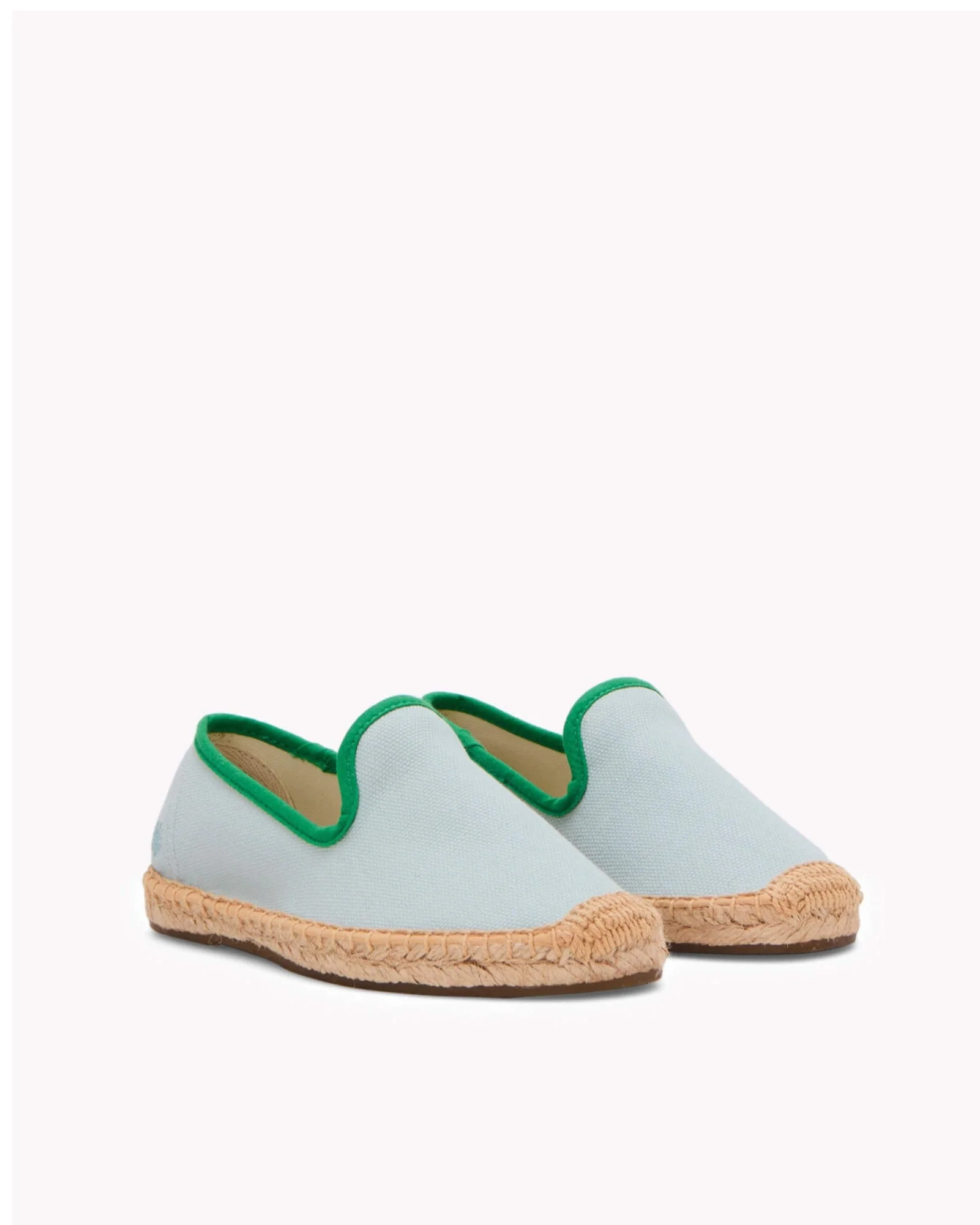 Kids | Smoking Espadrille | Woven Color | Mint - Green - Image 3