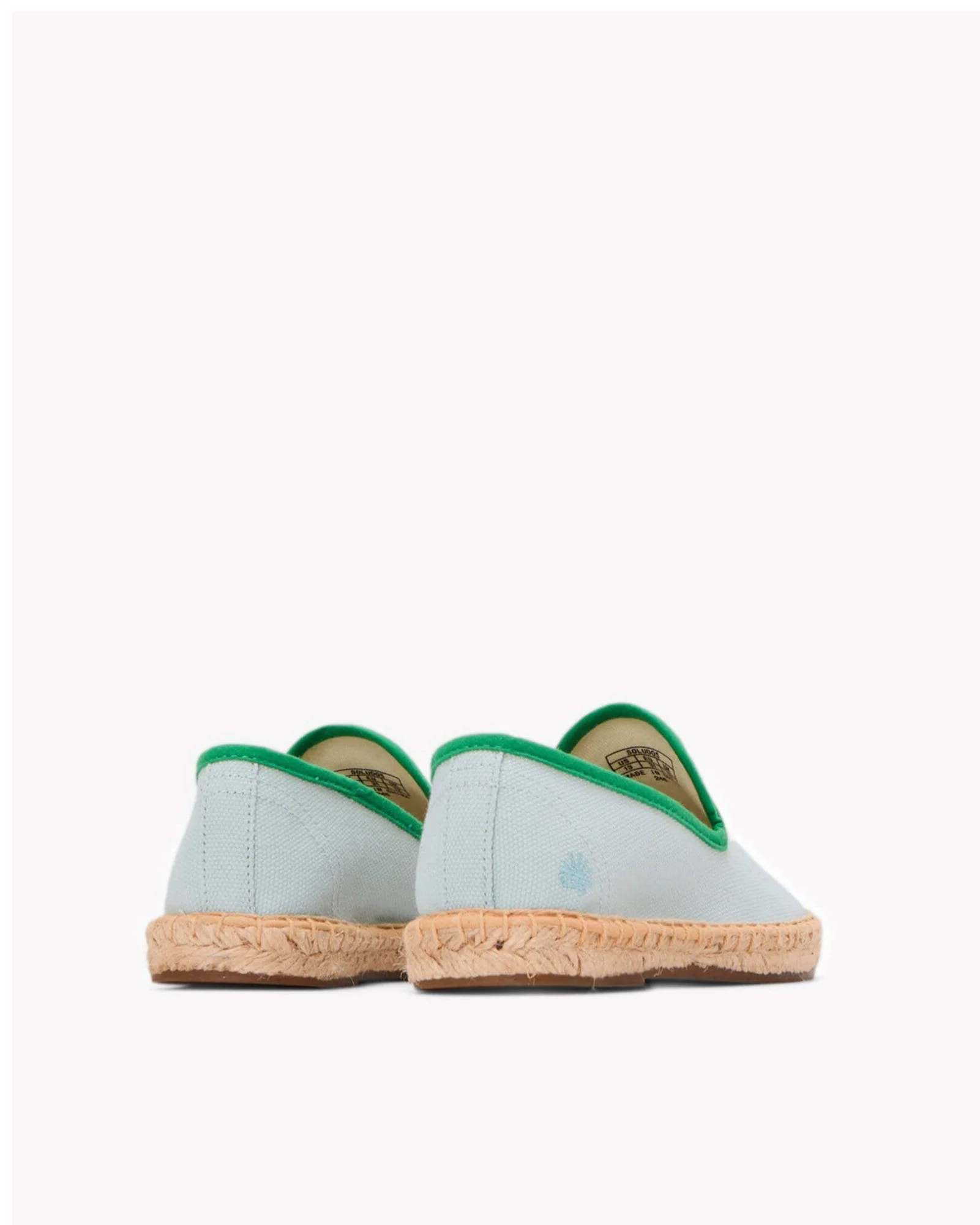 Kids | Smoking Espadrille | Woven Color | Mint - Green - Image 4