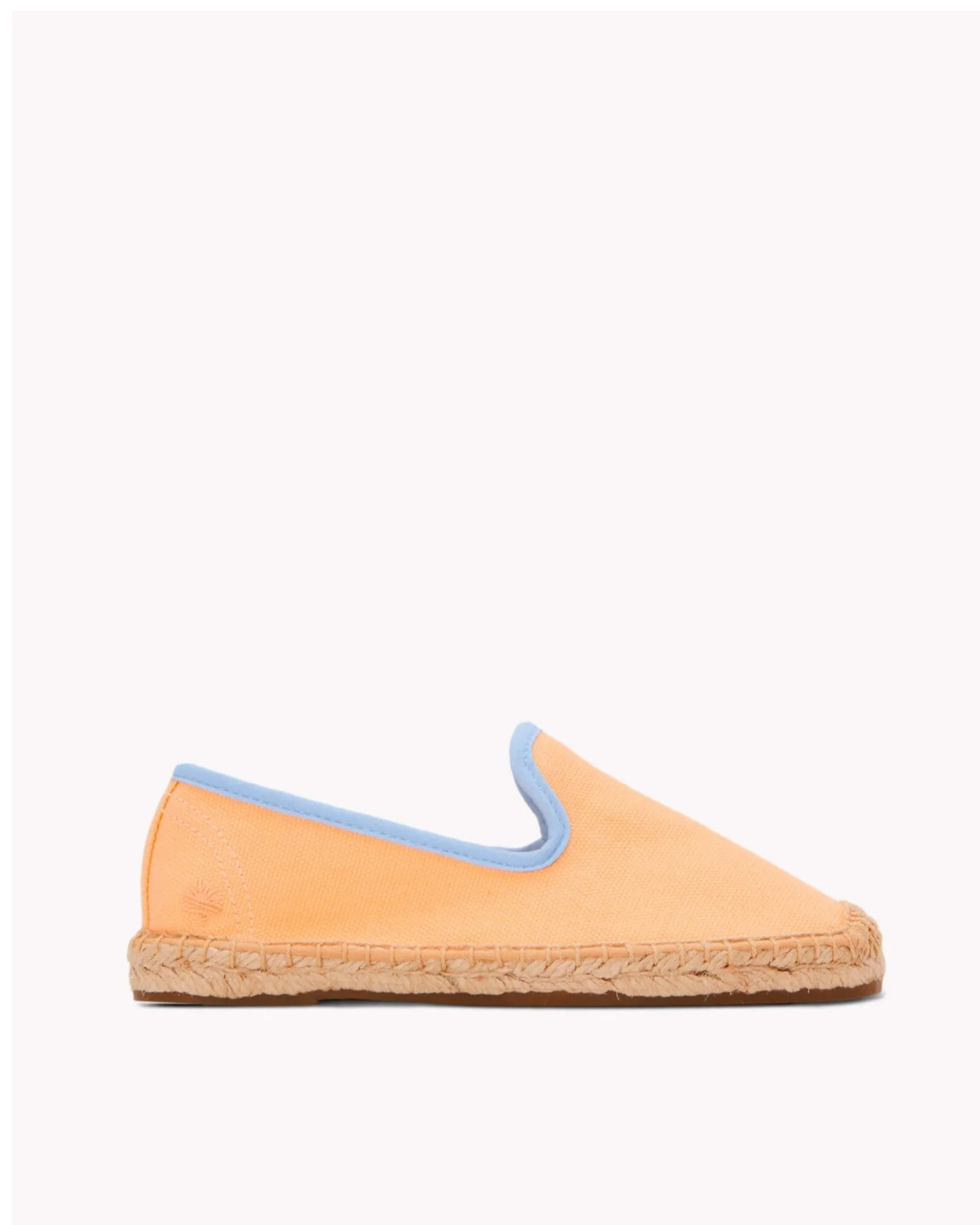 Kids | Smoking Espadrille | Woven Color | Peach - Blue