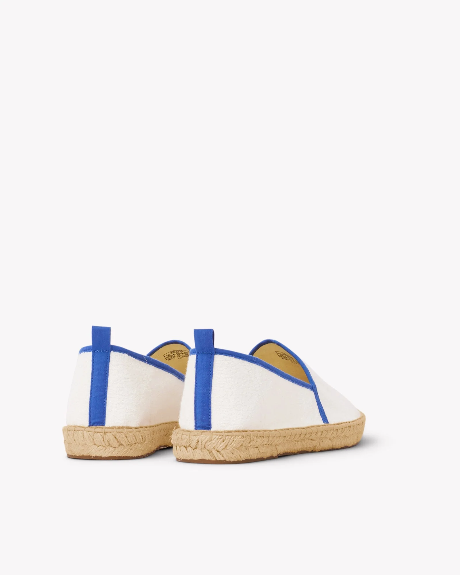 Mens | Original Espadrille | Terry | White-French Blue - Image 3
