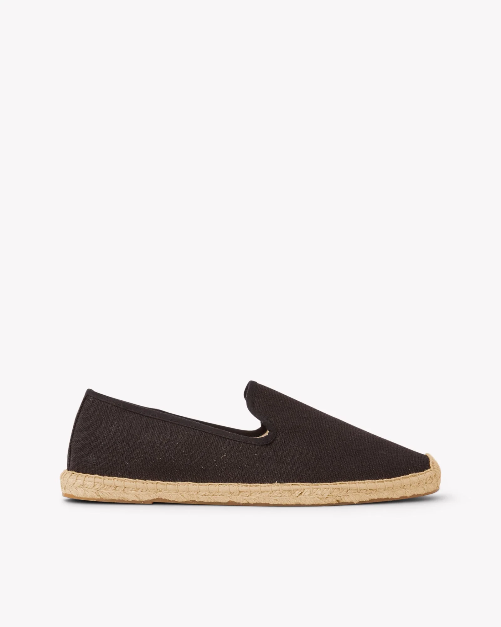 Mens | Smoking Espadrille | Woven Color | Noche Black - Tonal