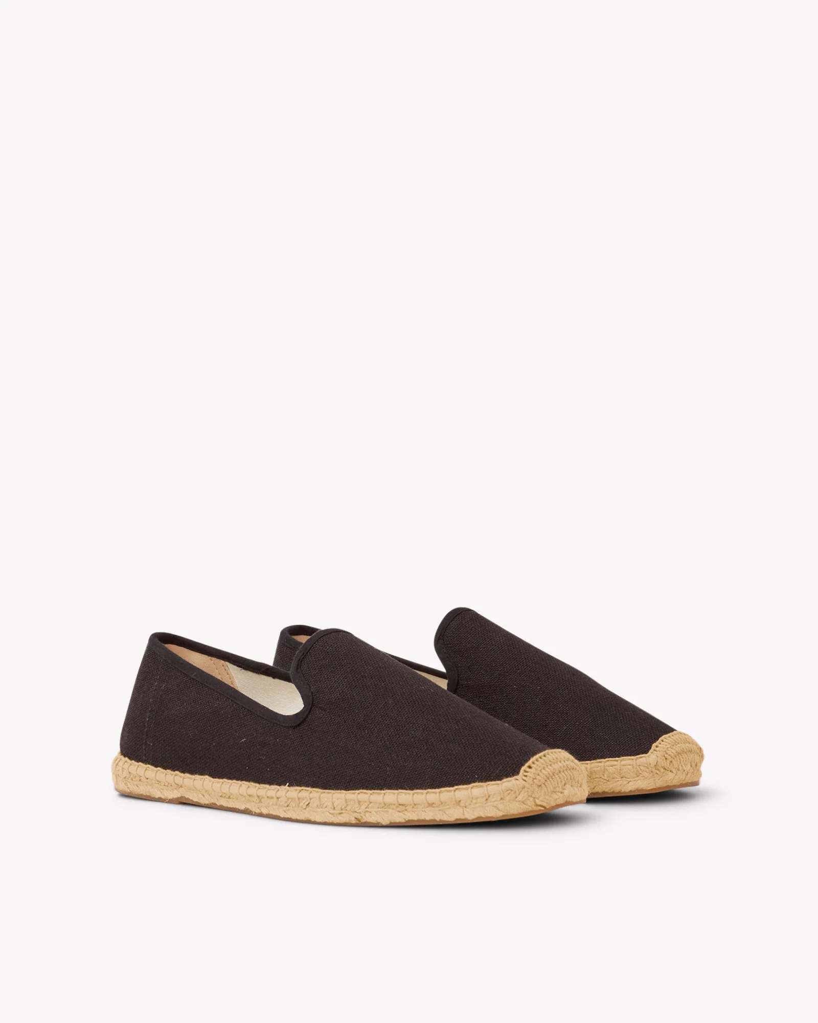 Mens | Smoking Espadrille | Woven Color | Noche Black - Tonal - Image 2