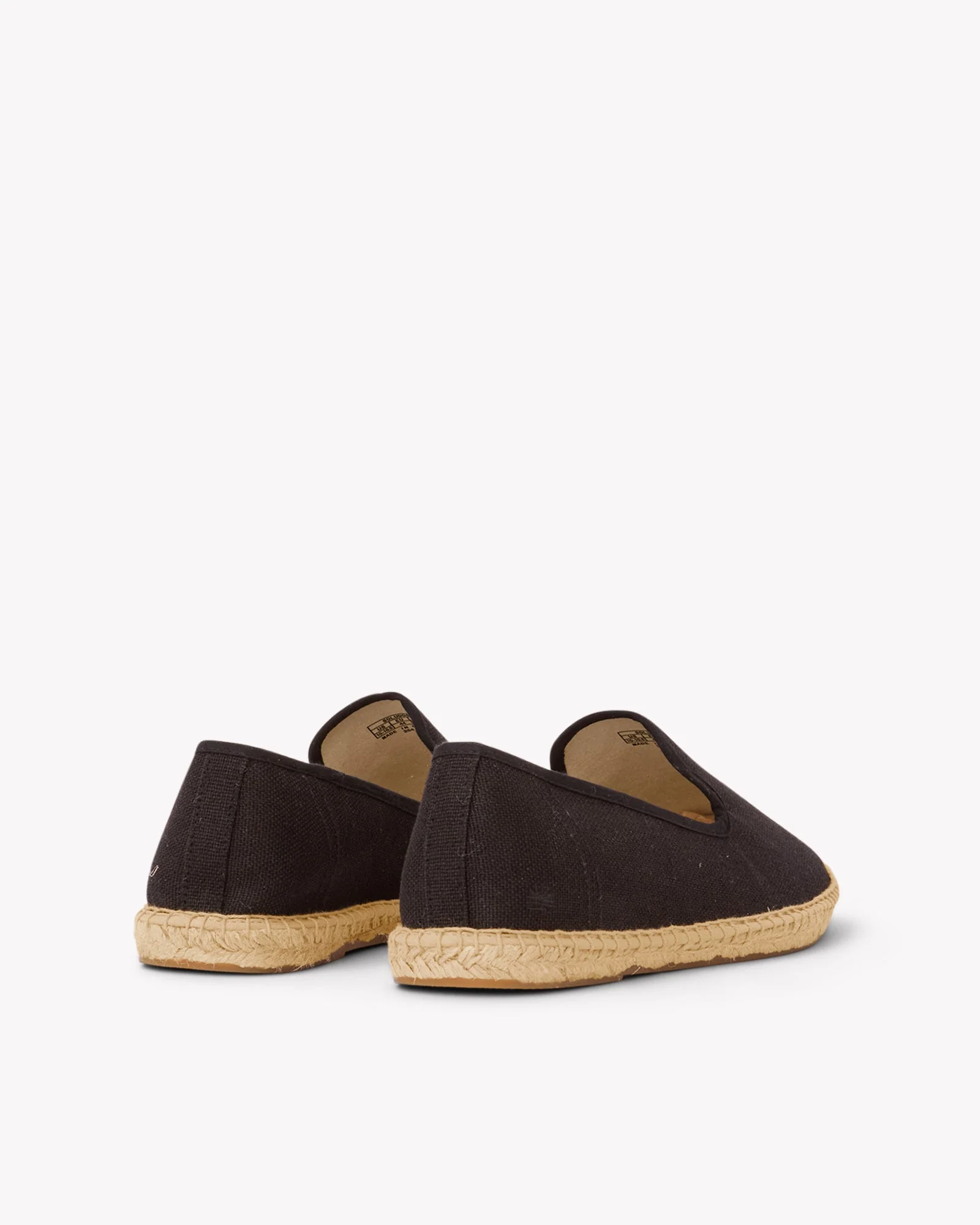 Mens | Smoking Espadrille | Woven Color | Noche Black - Tonal - Image 3