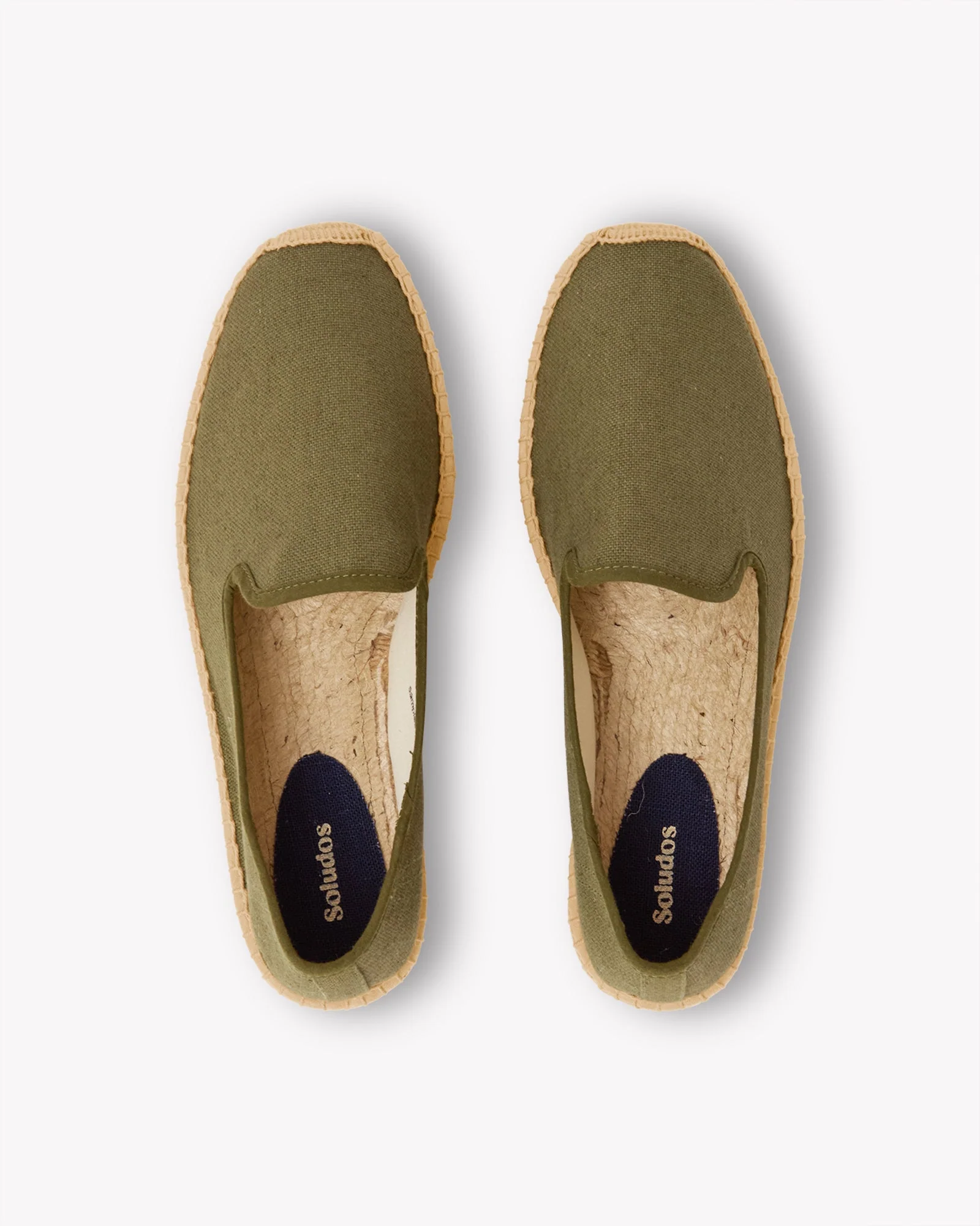 Mens | Smoking Espadrille | Woven Color | Oliva Green - Tonal - Image 4
