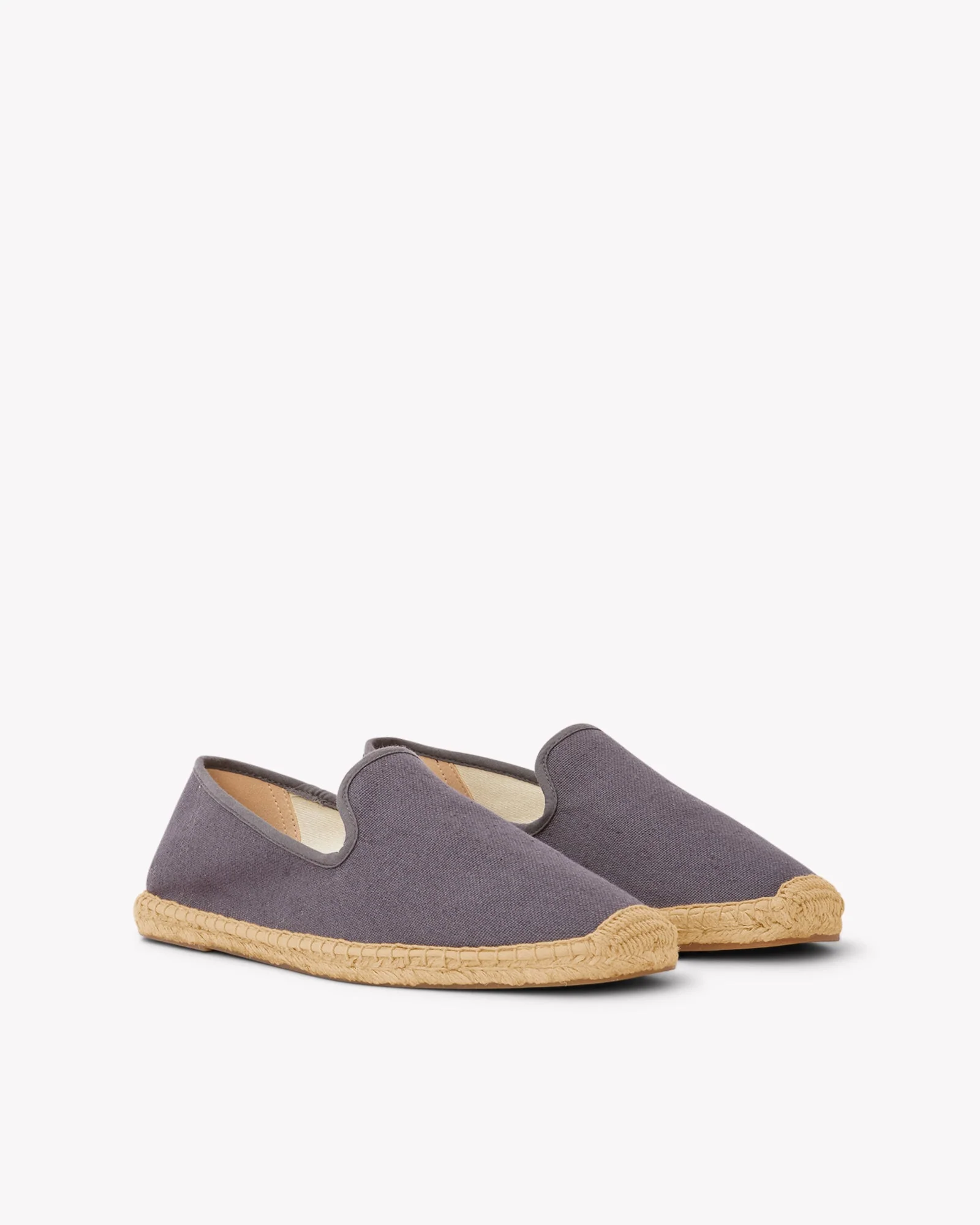 Mens | Smoking Espadrille | Woven Color | Roca Gray - Tonal - Image 2