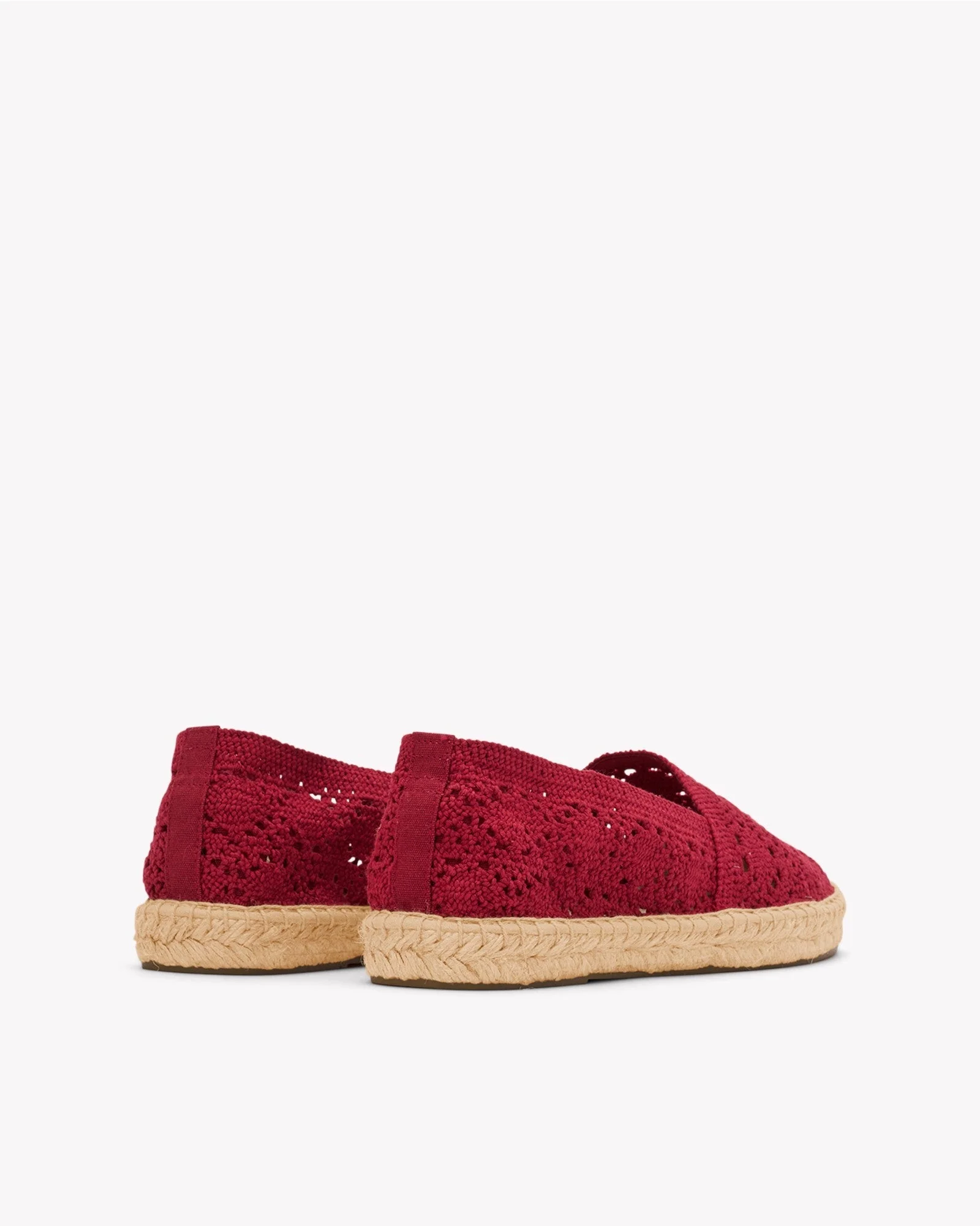 Womens | Original Espadrille | Crochet | Reef Red - Image 5