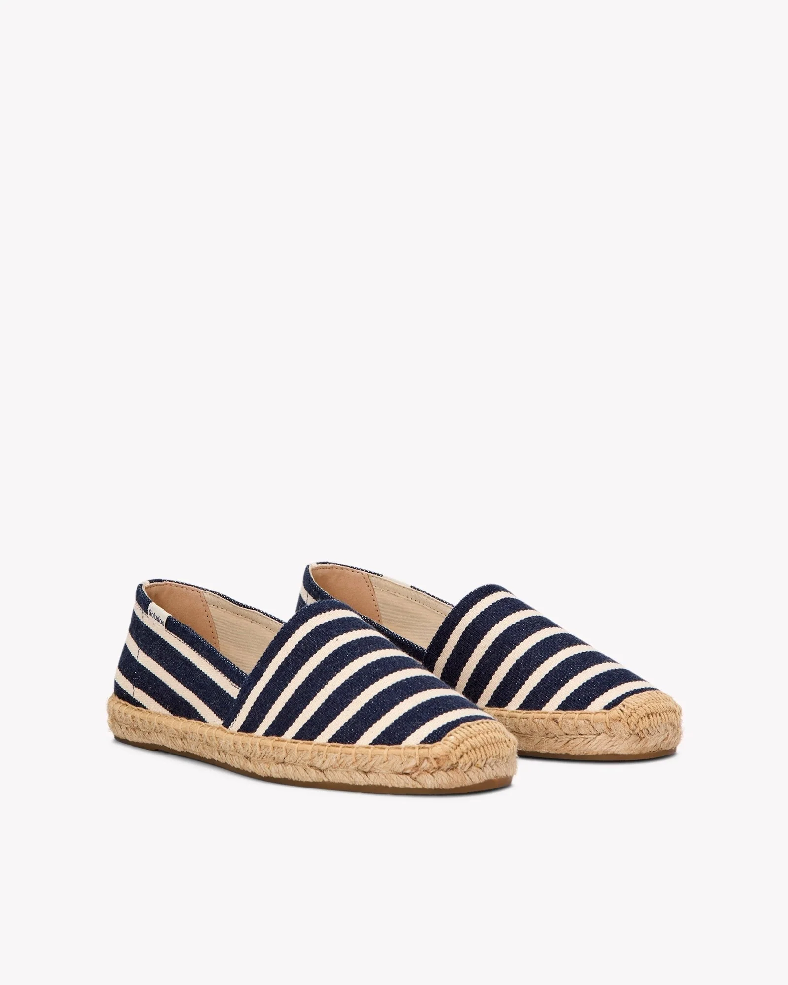 Womens | Original Espadrille | Woven Stripe | Classic - Navy - Ivory - Image 3