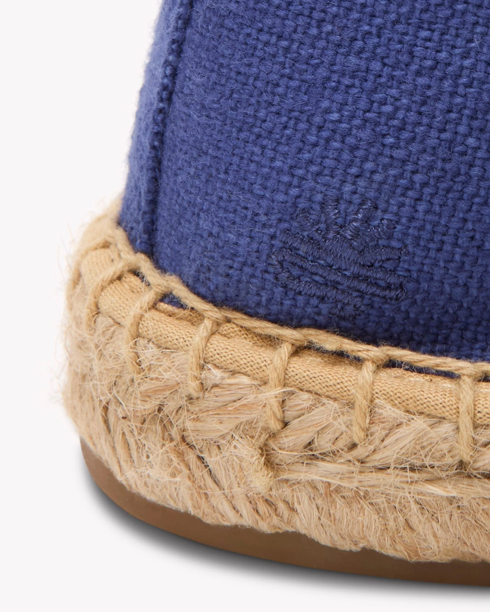 Womens | Smoking Espadrille | Woven Color | Marlin Blue - Image 5