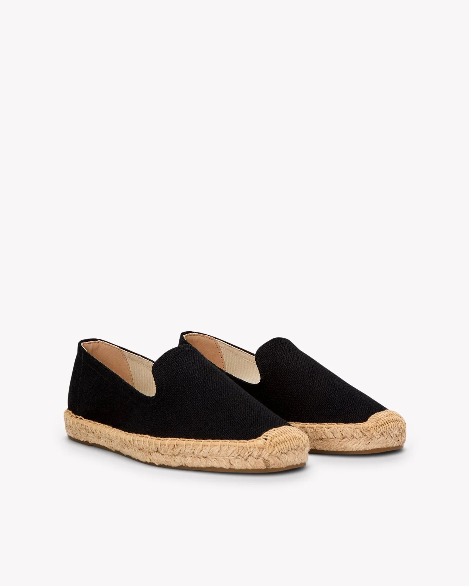 Womens | Smoking Espadrille | Woven Color | Noche Black - Image 3