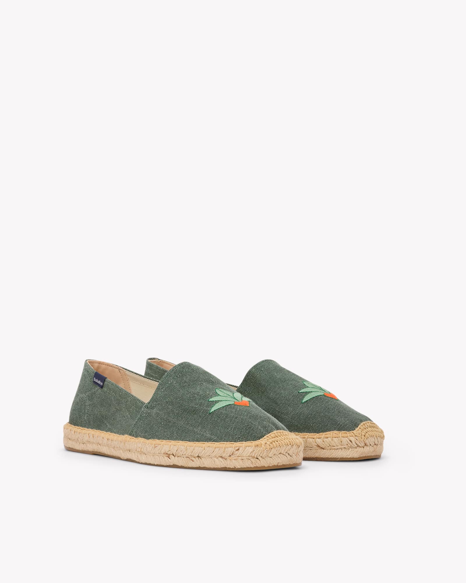 Mens | Original Espadrille | Embroidery | Cardenxe - Vintage Green - Image 3