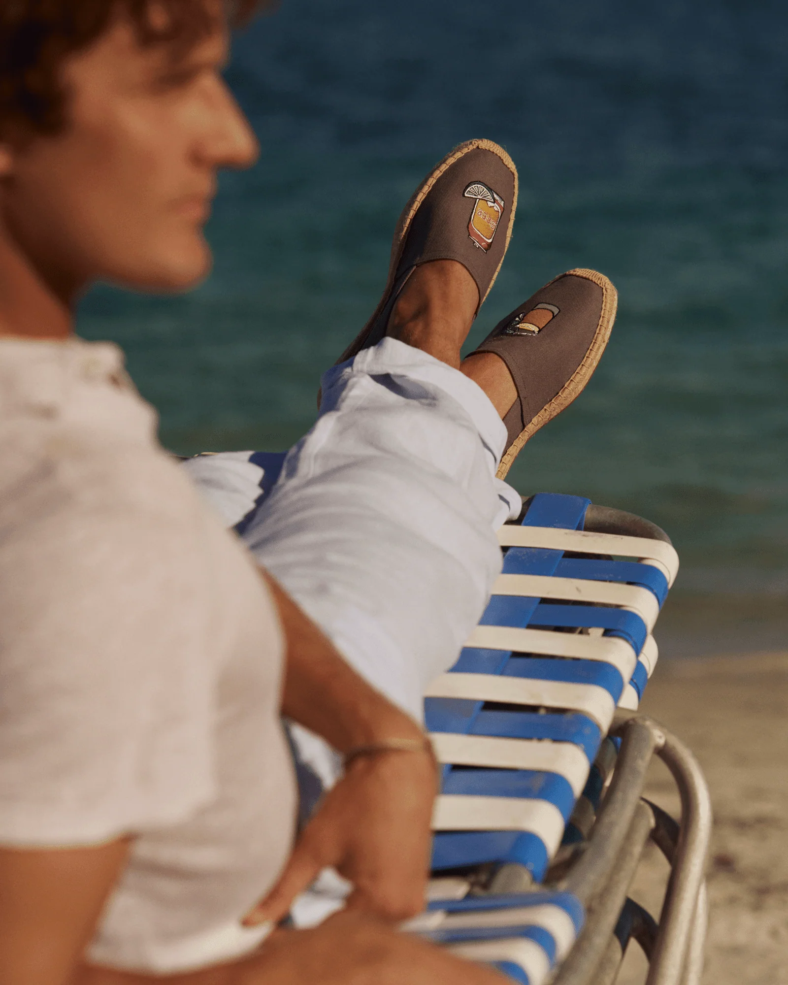 Mens | Original Espadrille | Embroidery | Beer - Ceniza Gray - Image 2