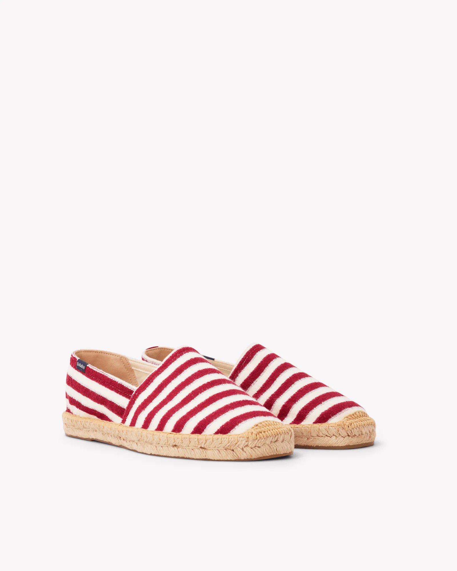 Mens | Original Espadrille | Terry | Burgundy-Natural - Image 3