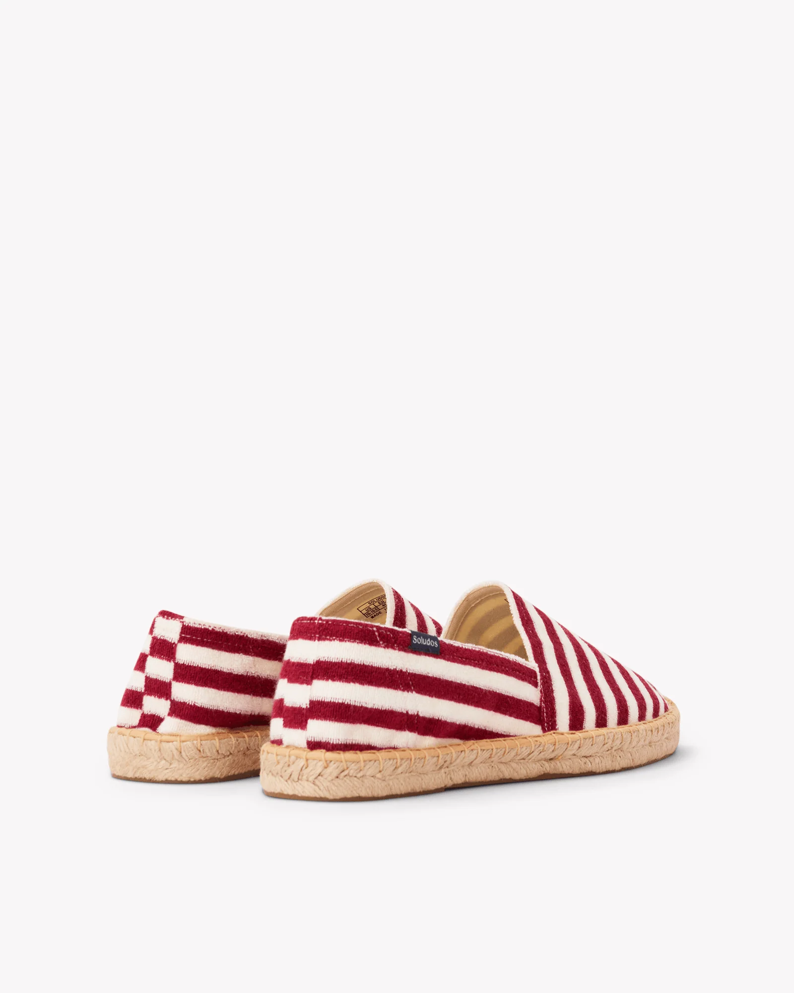 Mens | Original Espadrille | Terry | Burgundy-Natural - Image 5