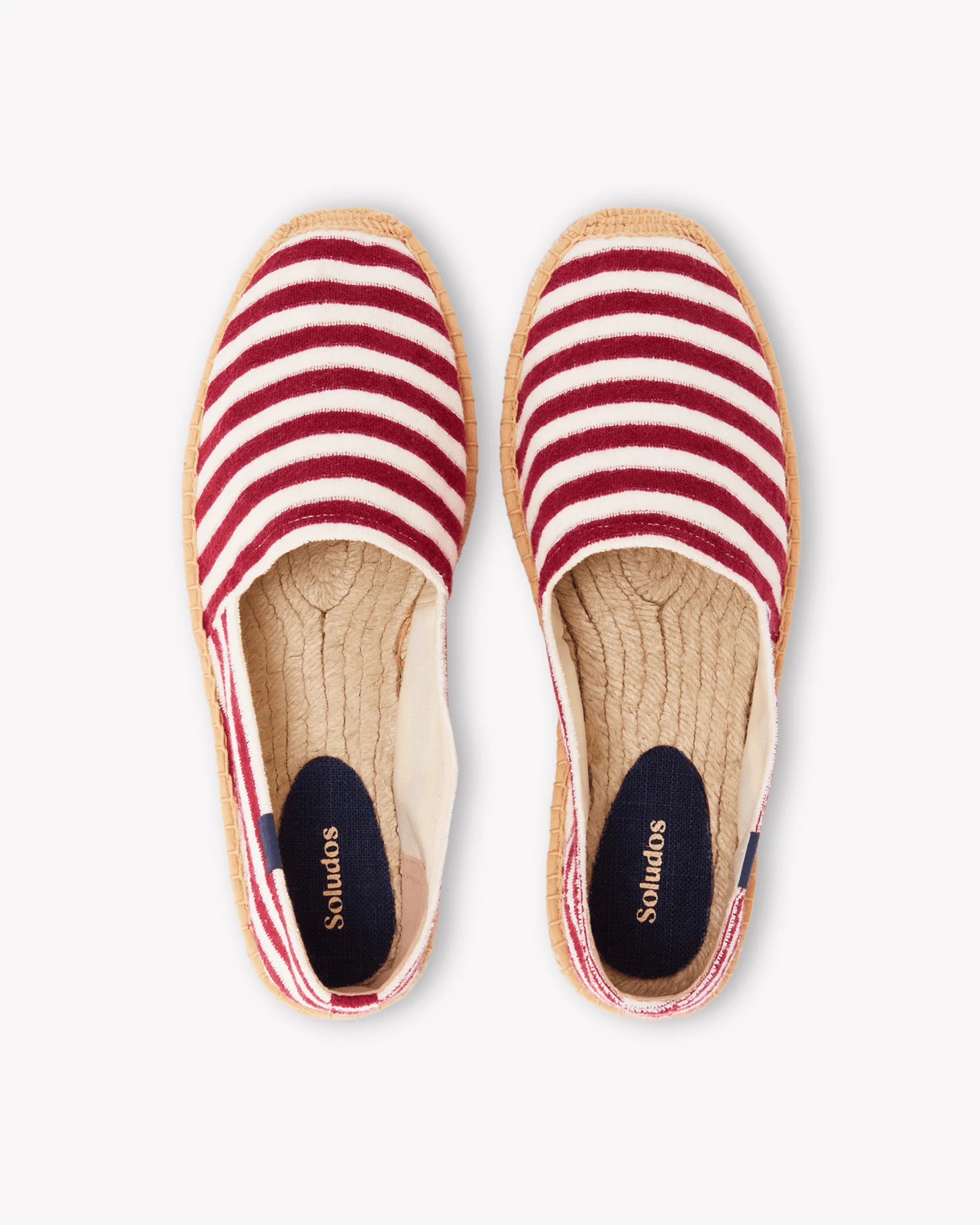 Mens | Original Espadrille | Terry | Burgundy-Natural - Image 6