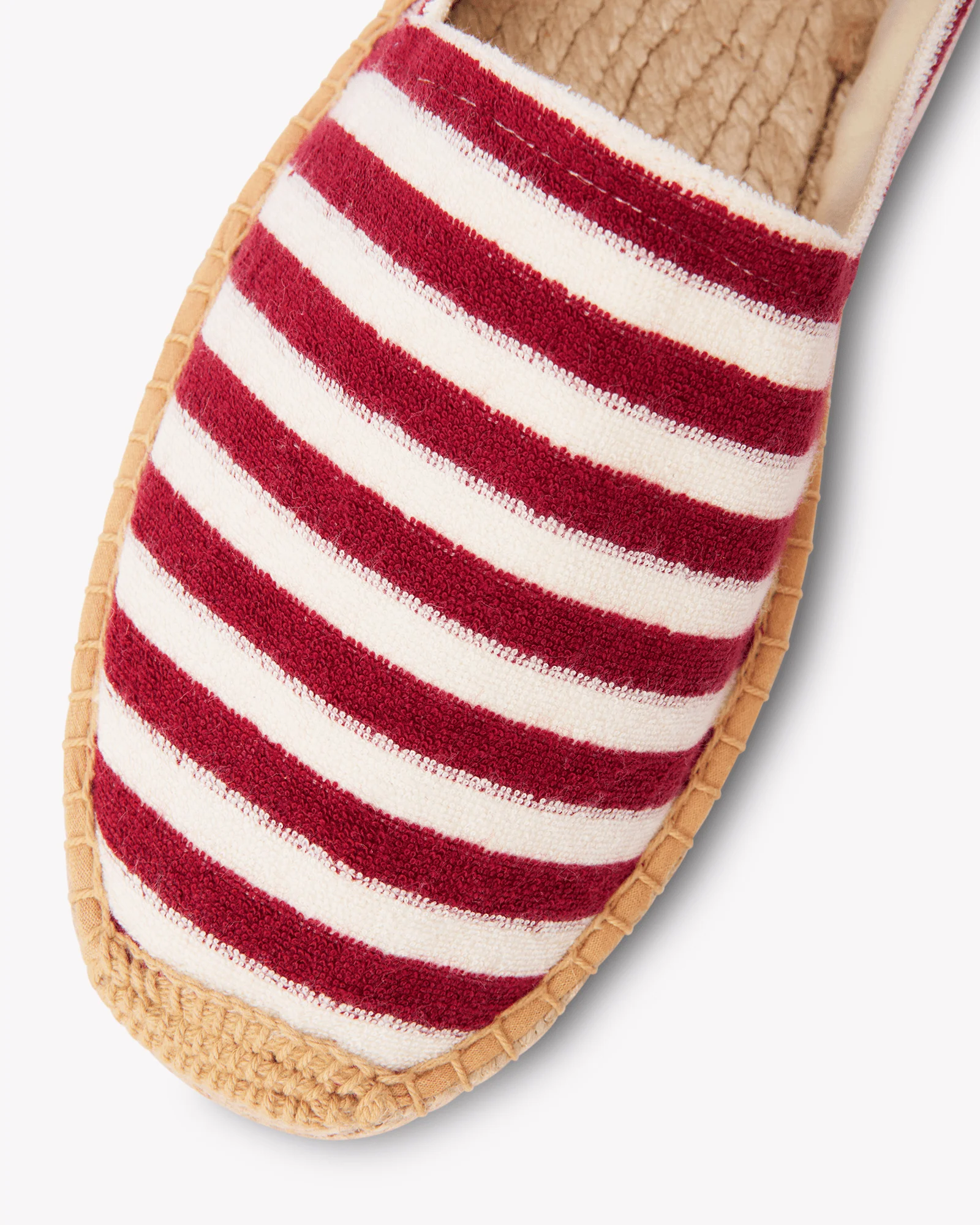 Mens | Original Espadrille | Terry | Burgundy-Natural - Image 8