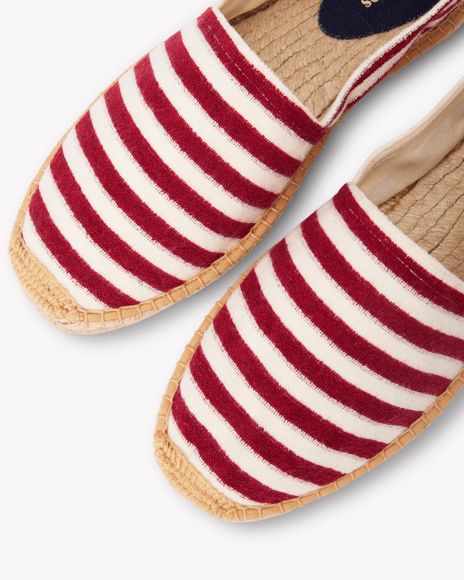 Mens | Original Espadrille | Terry | Burgundy-Natural - Image 9