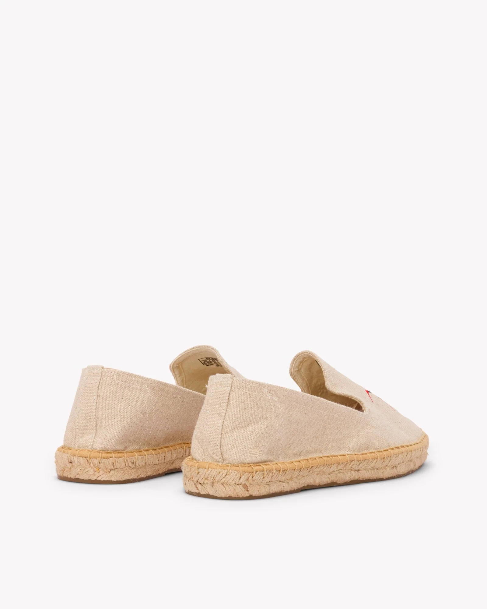 Mens | Smoking Espadrille | Embroidery | Scuba & Sharks - Natural Undyed - Image 7