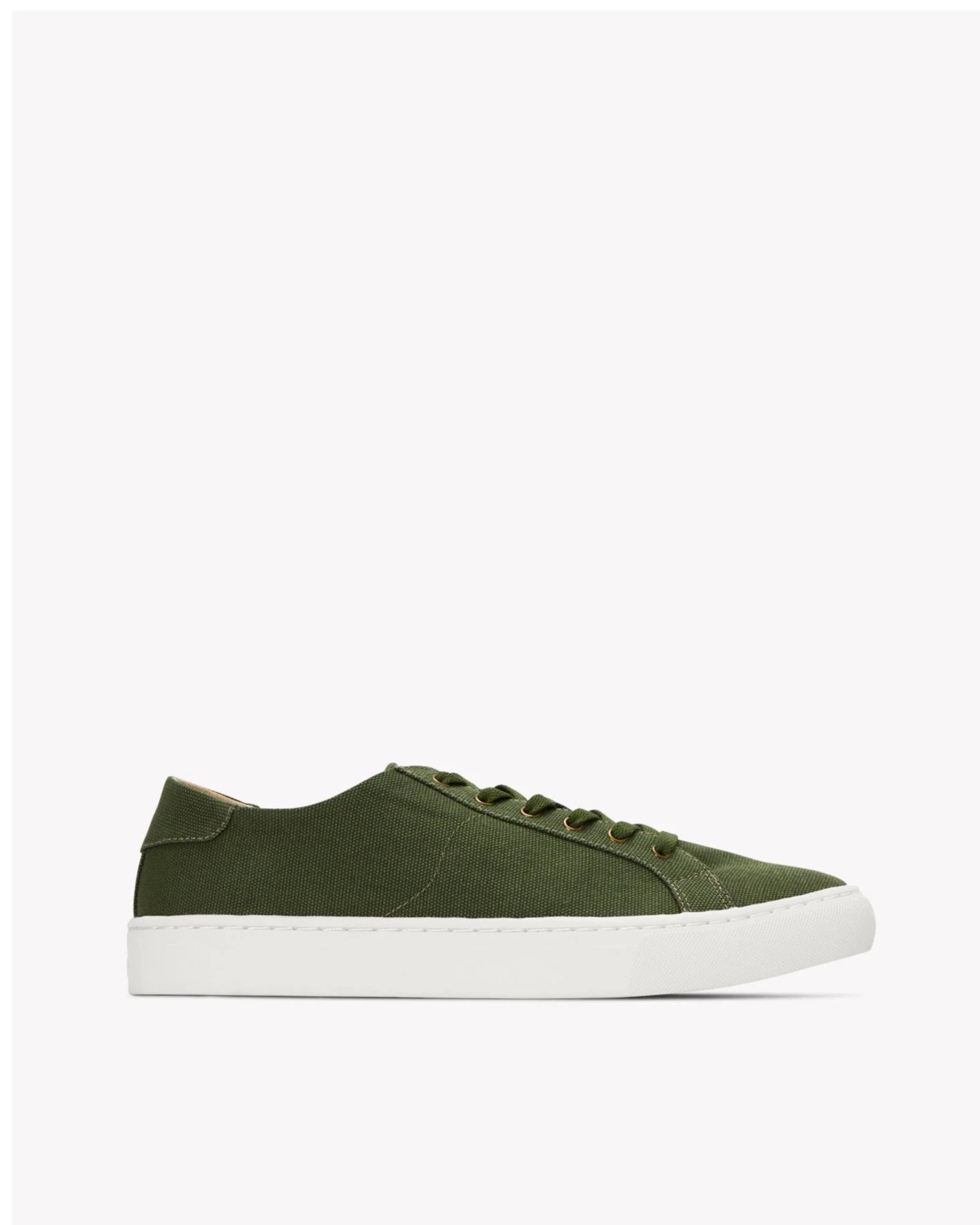 Mens | Ibiza Canvas Sneaker | Oliva Green