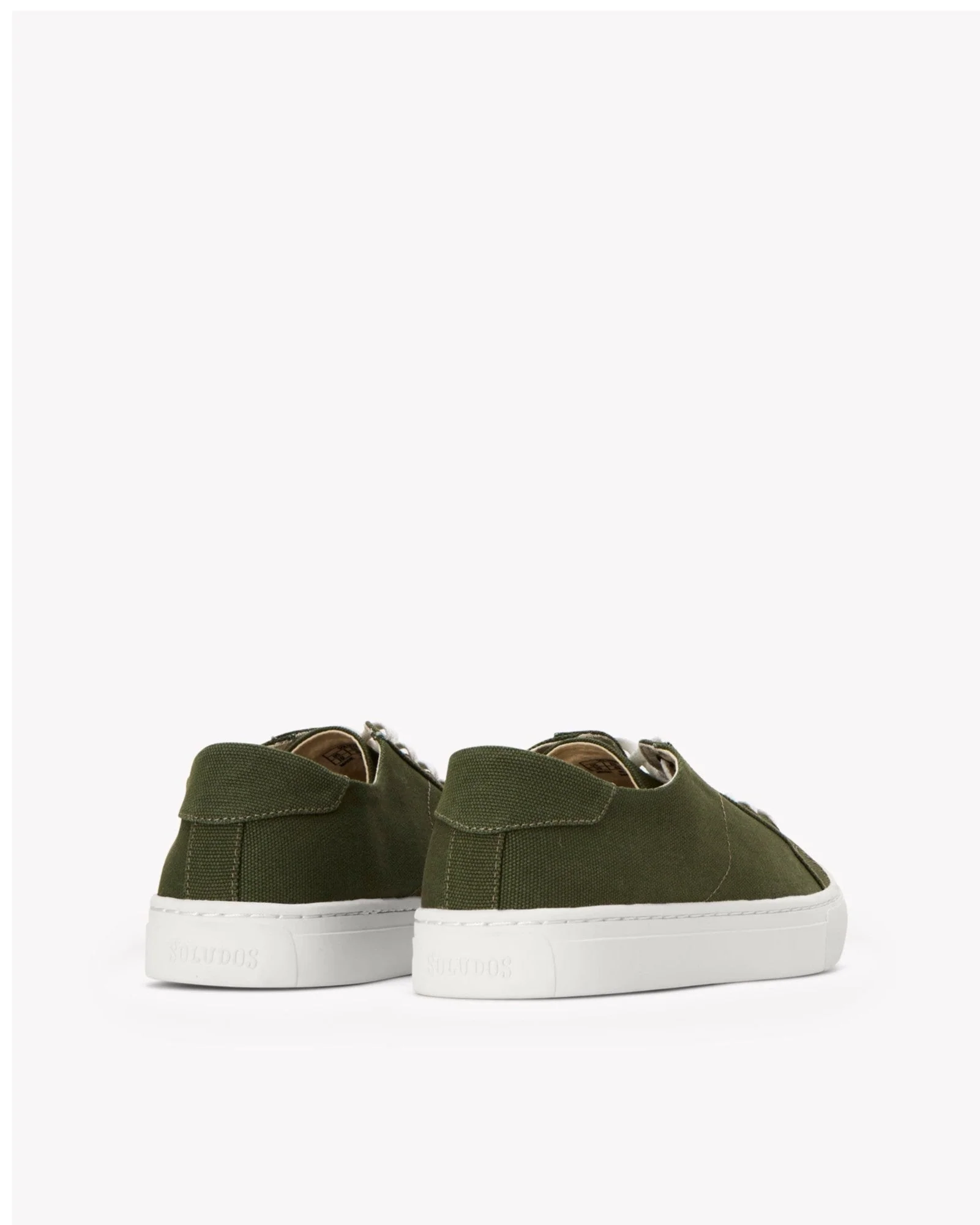 Mens | Ibiza Canvas Sneaker | Oliva Green - Image 5