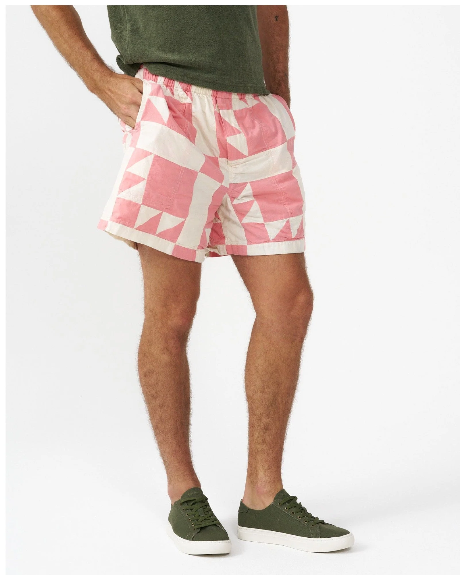 Mens | Ibiza Canvas Sneaker | Oliva Green - Image 7