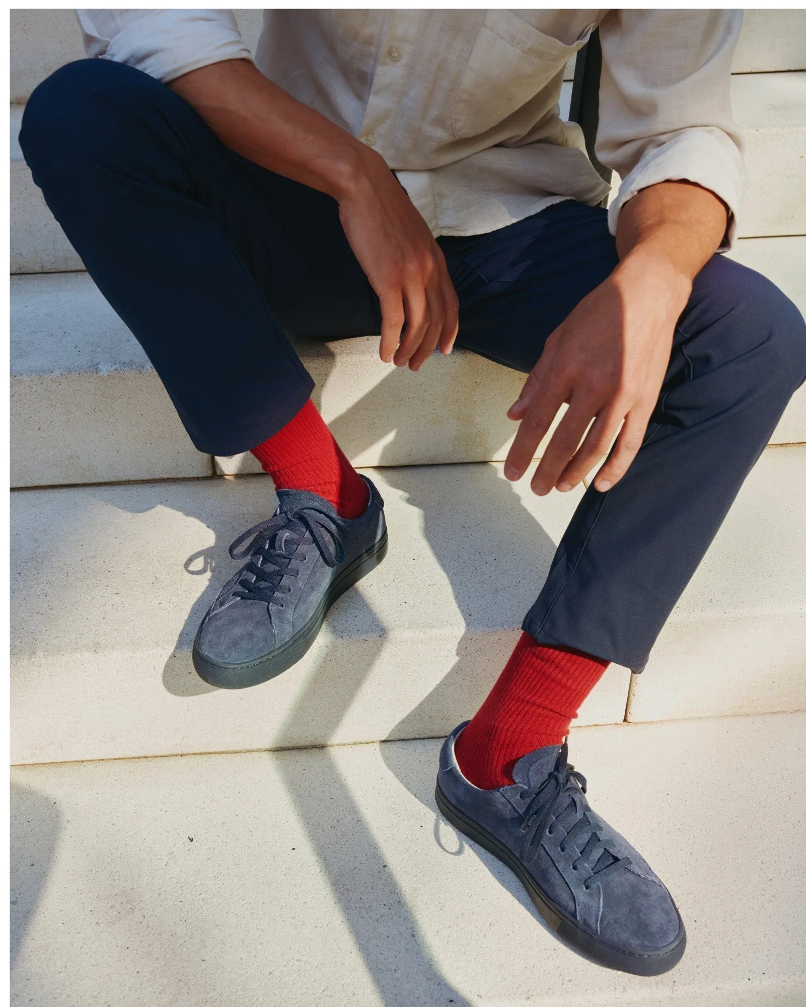 Mens | Ibiza Classic Sneaker | Armada Blue - Image 2