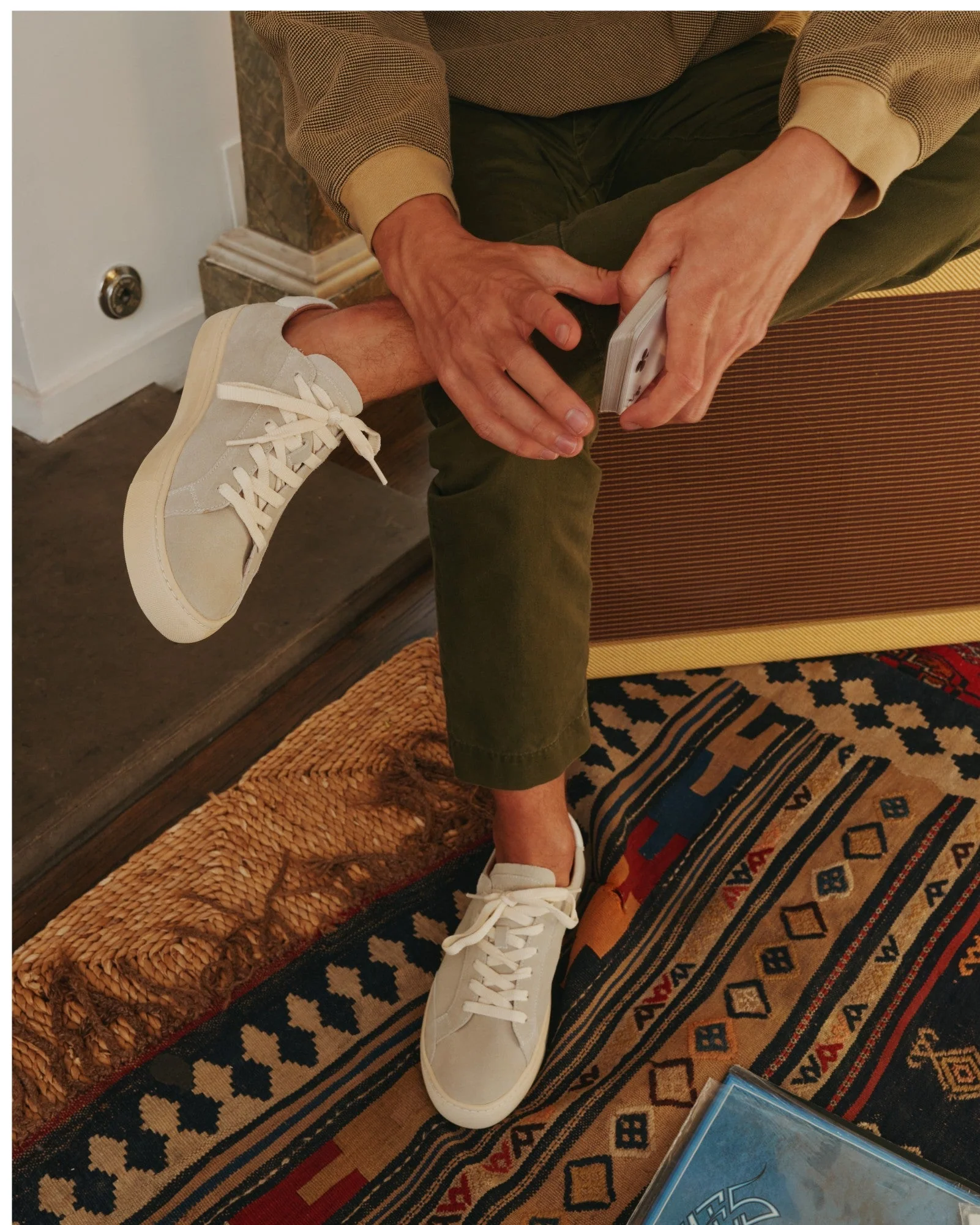Mens | Ibiza Classic Sneaker | Stucco Gray - Image 2