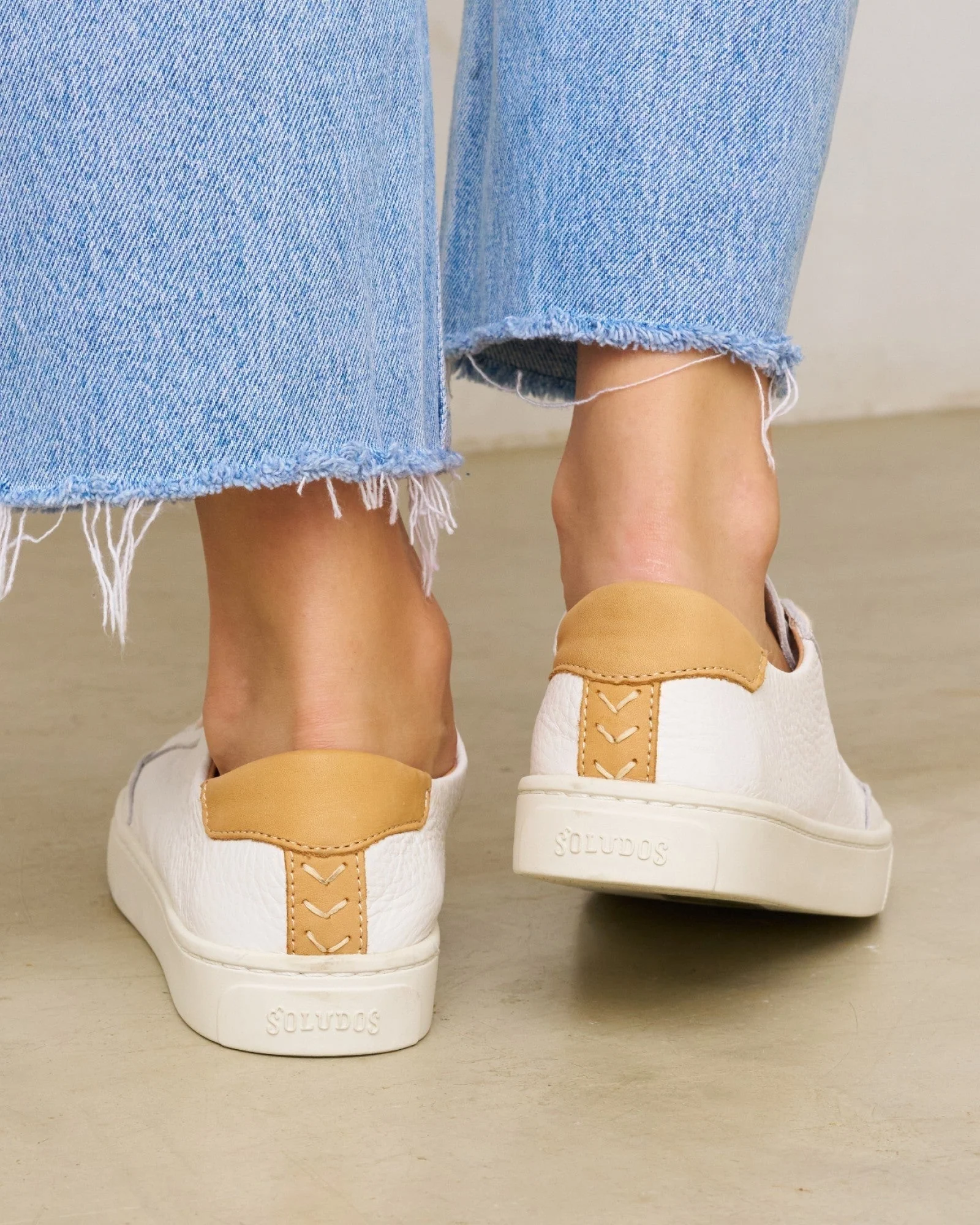 Womens | Ibiza Classic Sneaker | Oasis White - Image 2