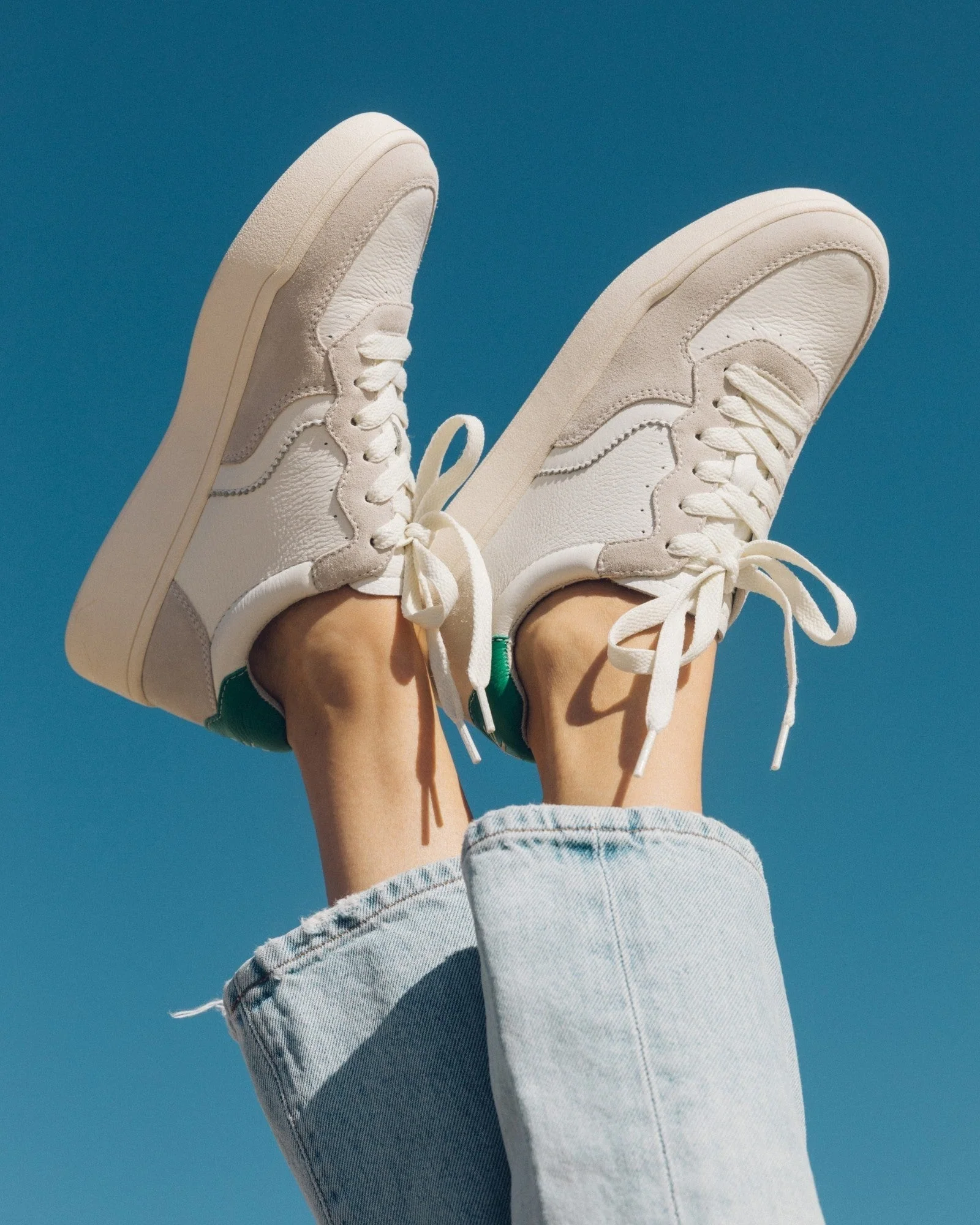 Womens | Roma Retro Sneaker | Kelly Green - Image 3