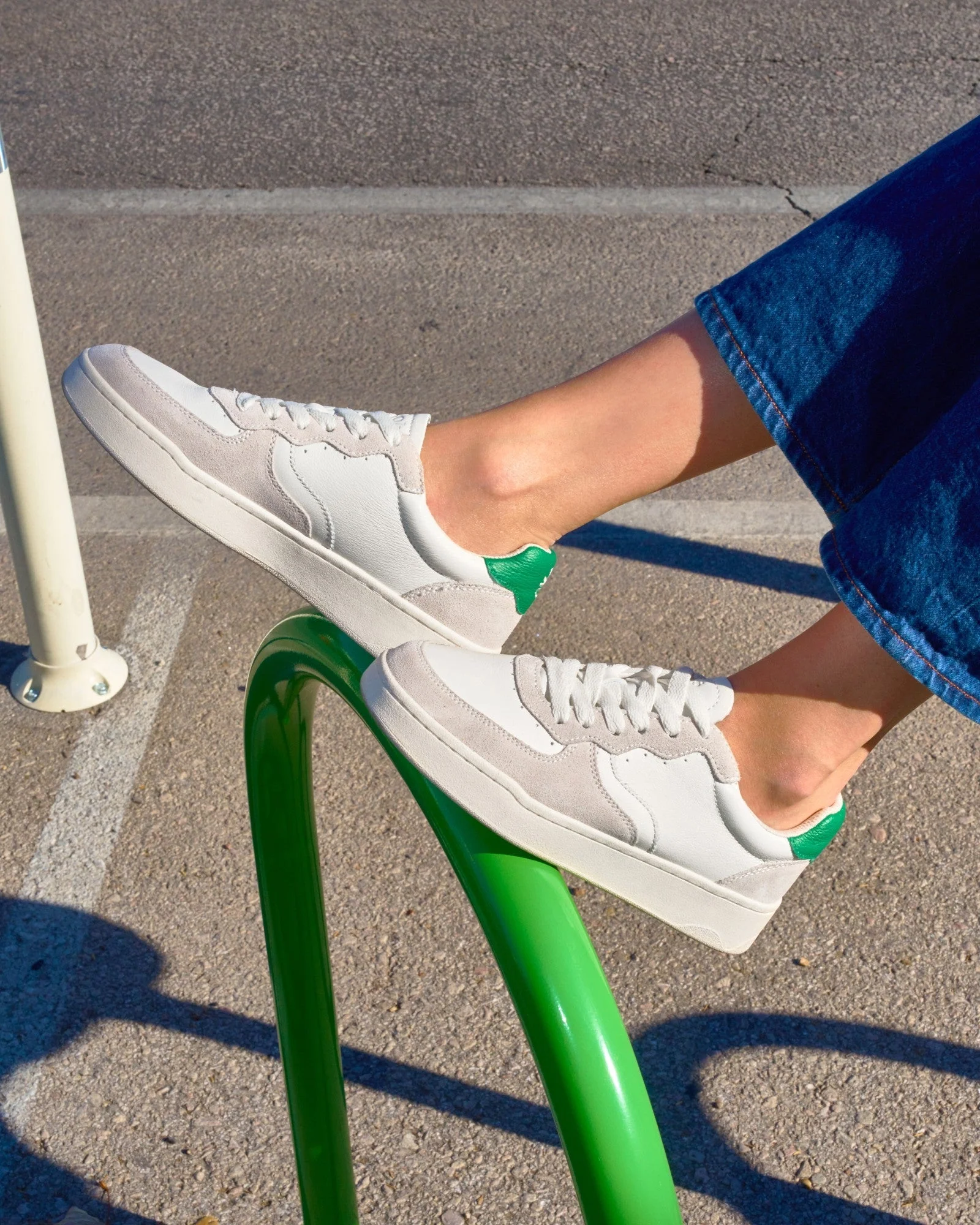 Womens | Roma Retro Sneaker | Kelly Green - Image 4