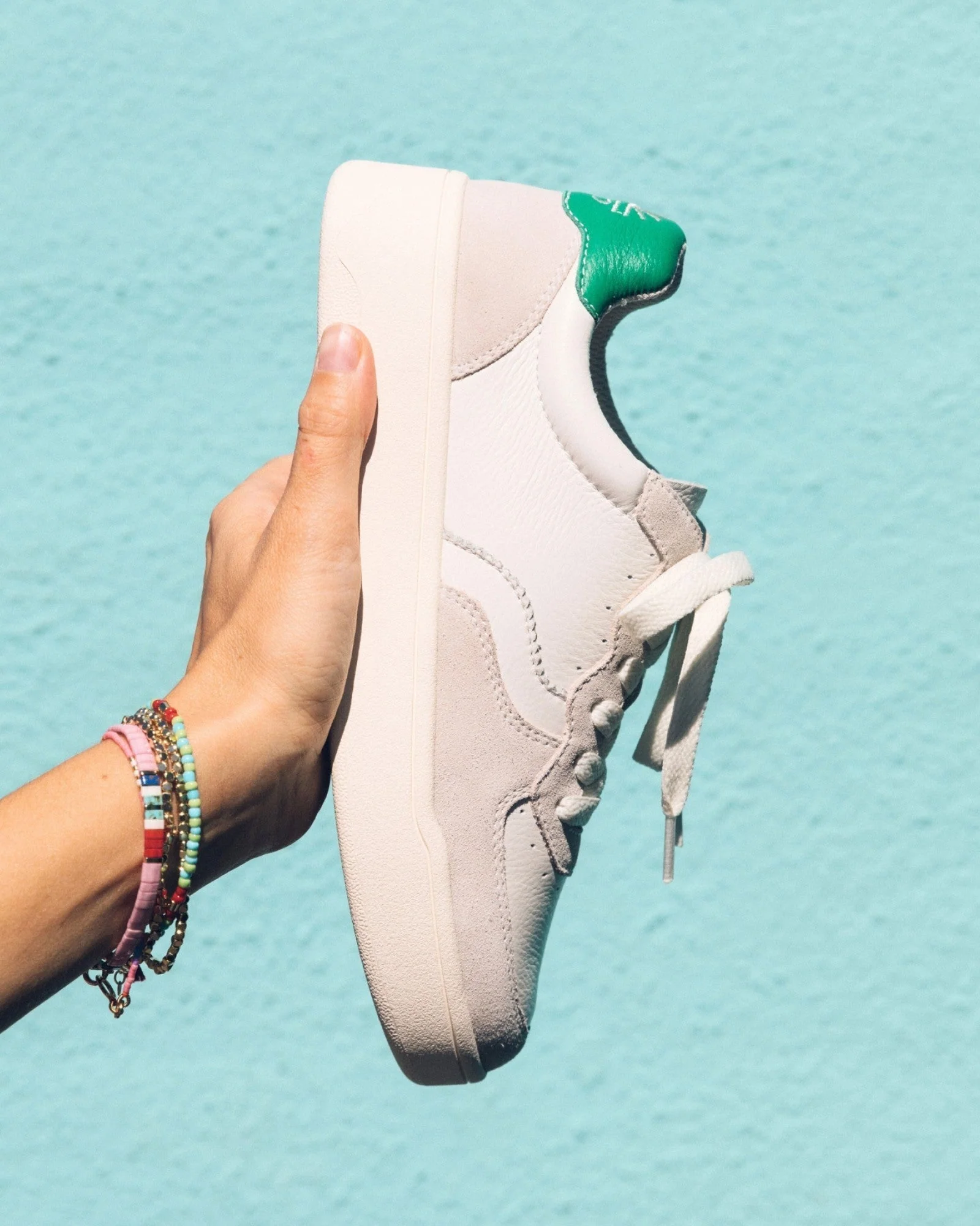 Womens | Roma Retro Sneaker | Kelly Green - Image 5