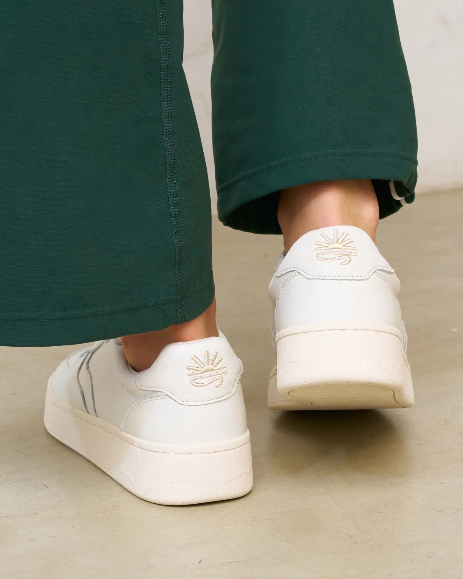 Womens | Roma Retro Sneaker | Oasis White - Image 2