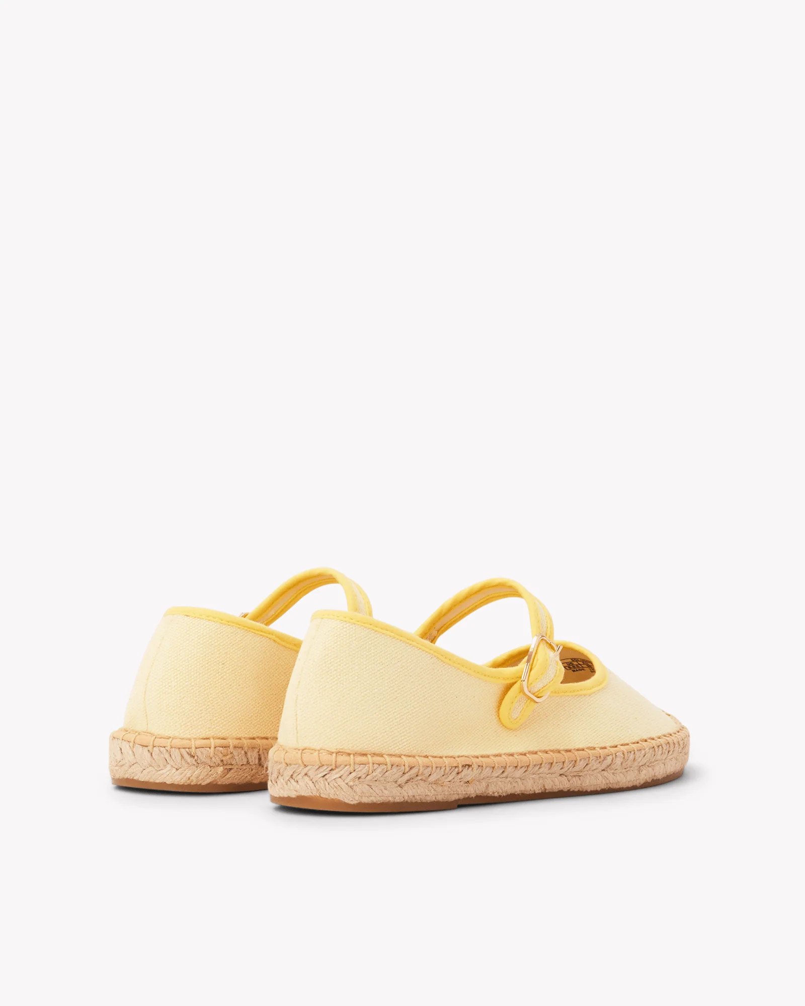 Womens | Mary Jane Espadrille | Woven Color | Butter Yellow - Image 5