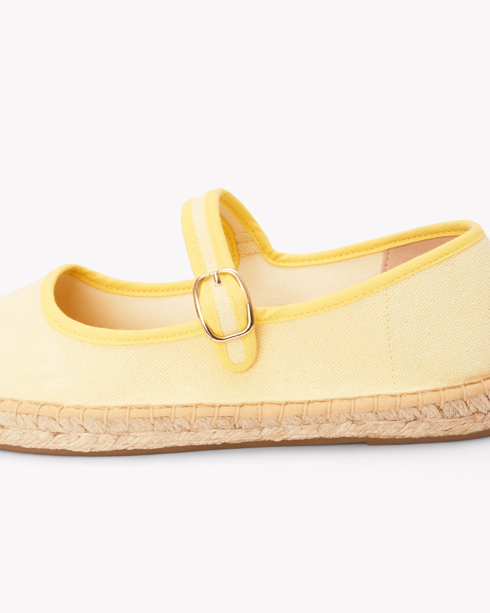 Womens | Mary Jane Espadrille | Woven Color | Butter Yellow - Image 6