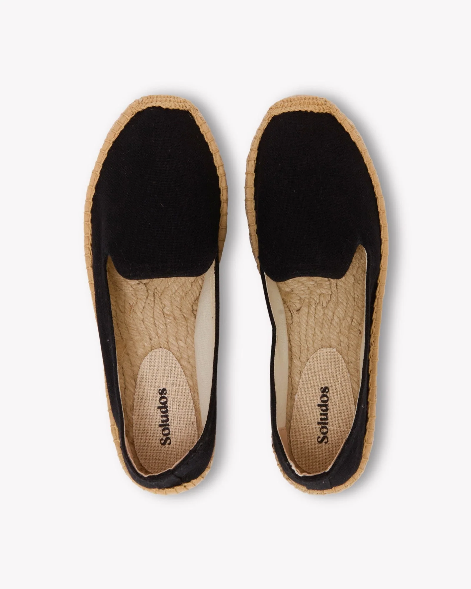 Womens | Platform Smoking Espadrille | Woven Color | Noche Black - Image 6