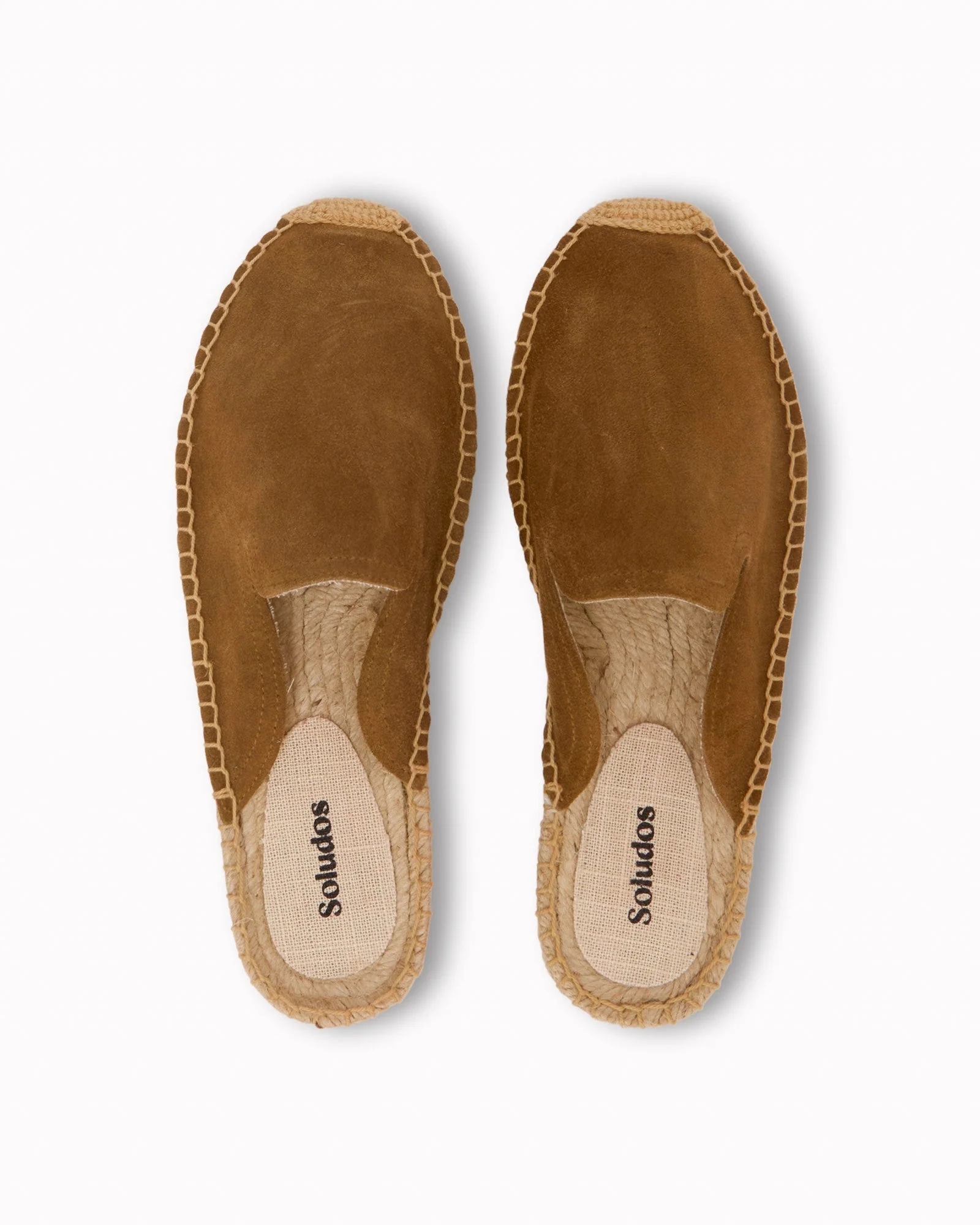 Womens | Smoking Mule Espadrille | Suede | Miel Brown - Image 7